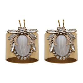 Joanna Buchanan Buchanan Vintage Bug Napkin Ring - Set of 2