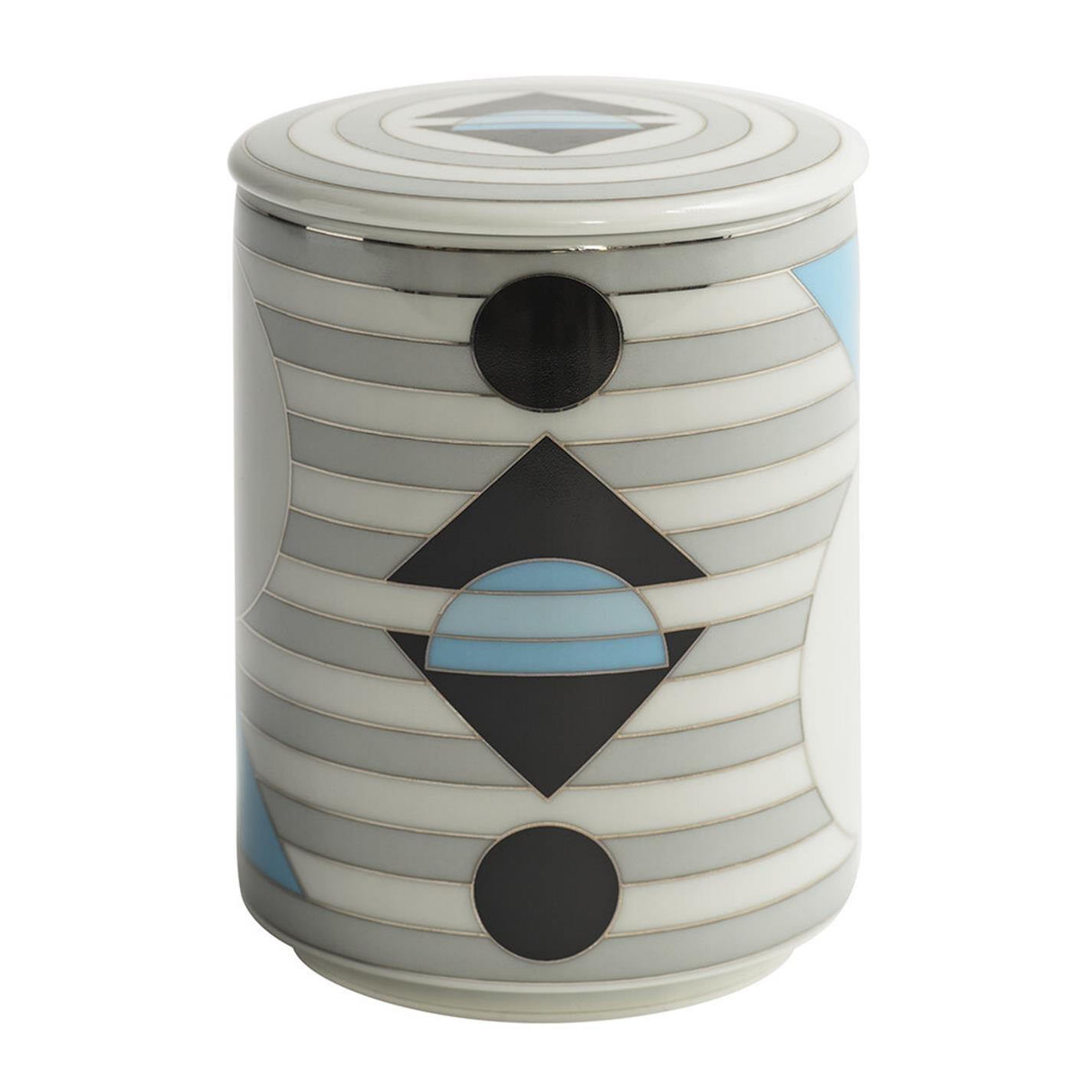 Silver/White - Greg Natale - Vanilla Lune Scented Candle - 1