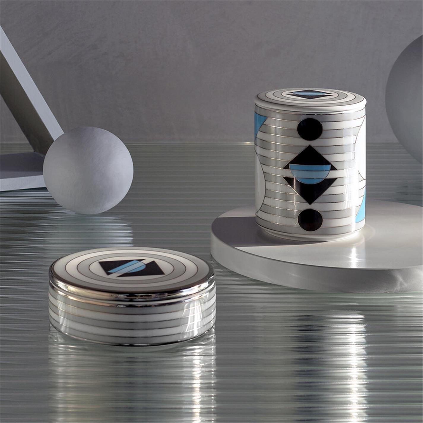 Silver/White - Greg Natale - Vanilla Lune Scented Candle - 3