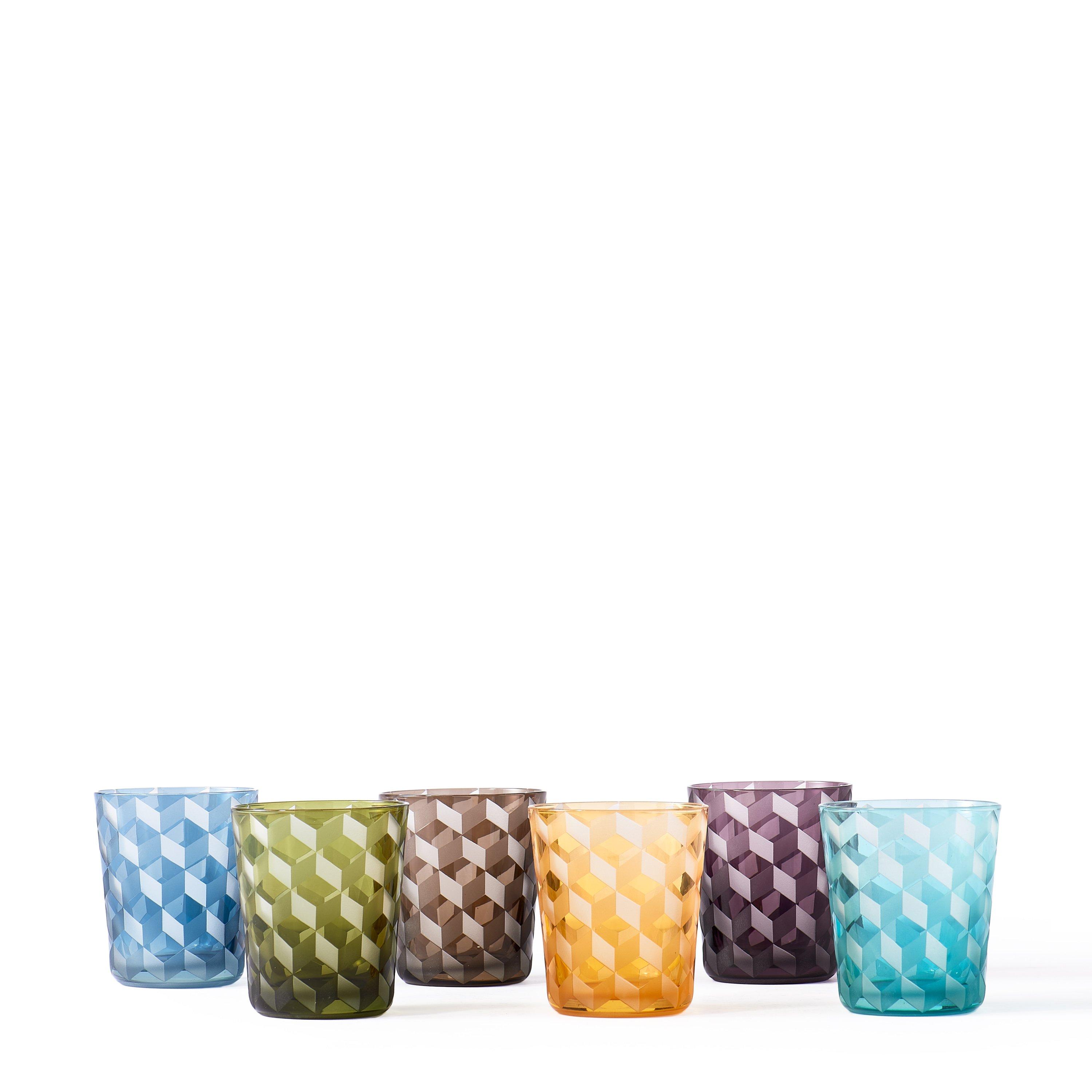 Multicoloured - Pols Potten - PolsPotten Tumbler Blocks - Multicoloured - Set of 6 - 2