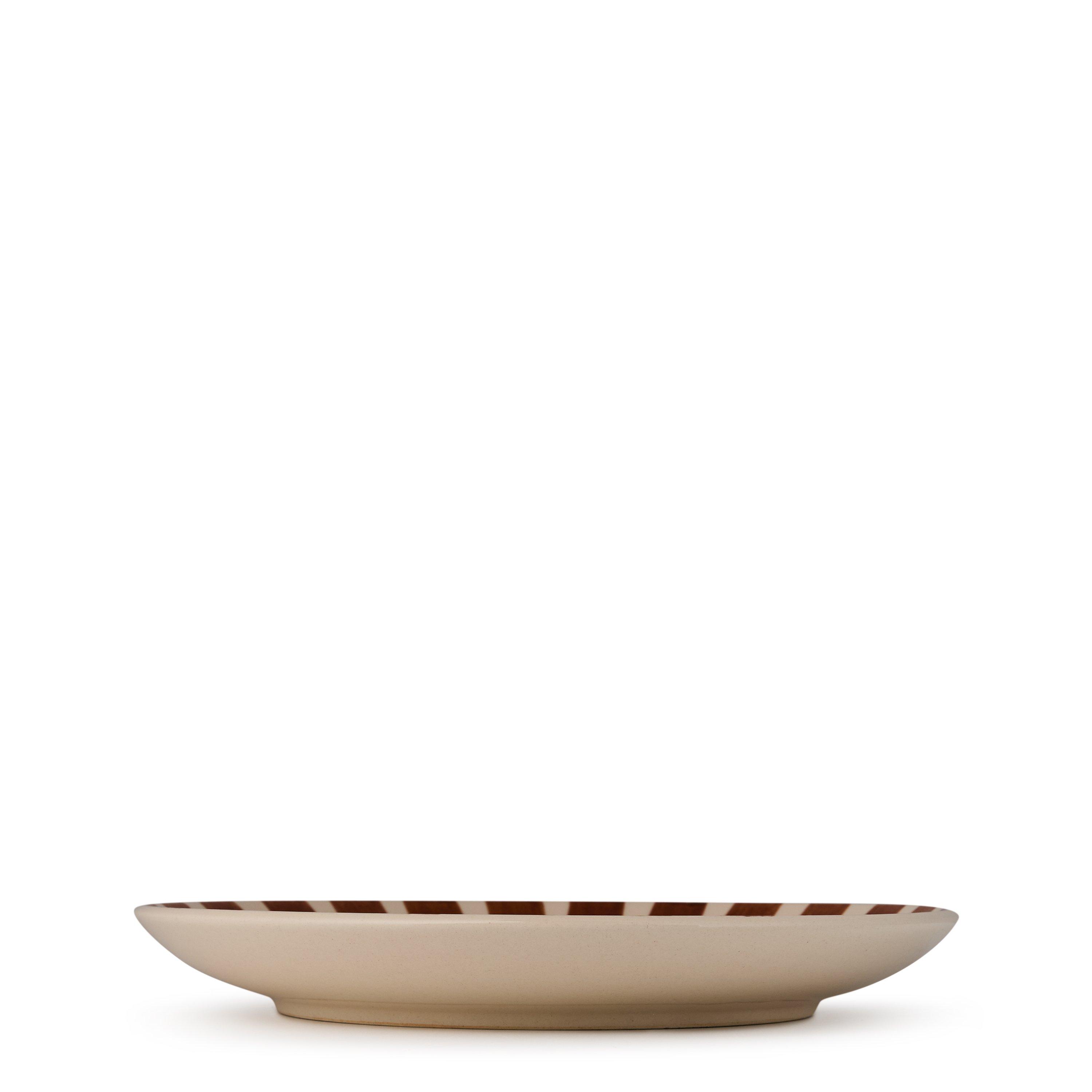 Orange/ Green - Bloomingville - Spiral Pattern Side Plate - 2