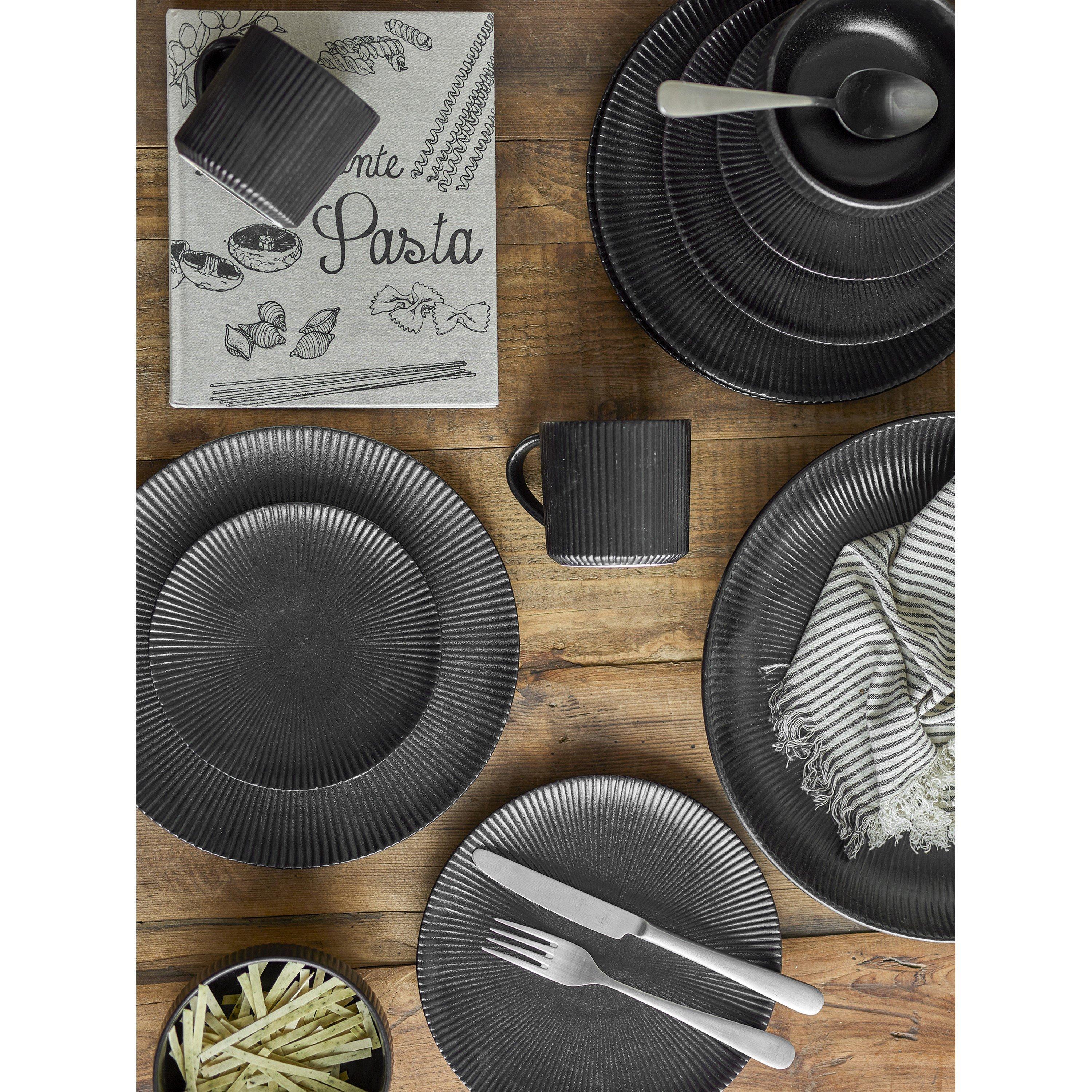 Black - Bloomingville - Neri Dinner Plate - 4