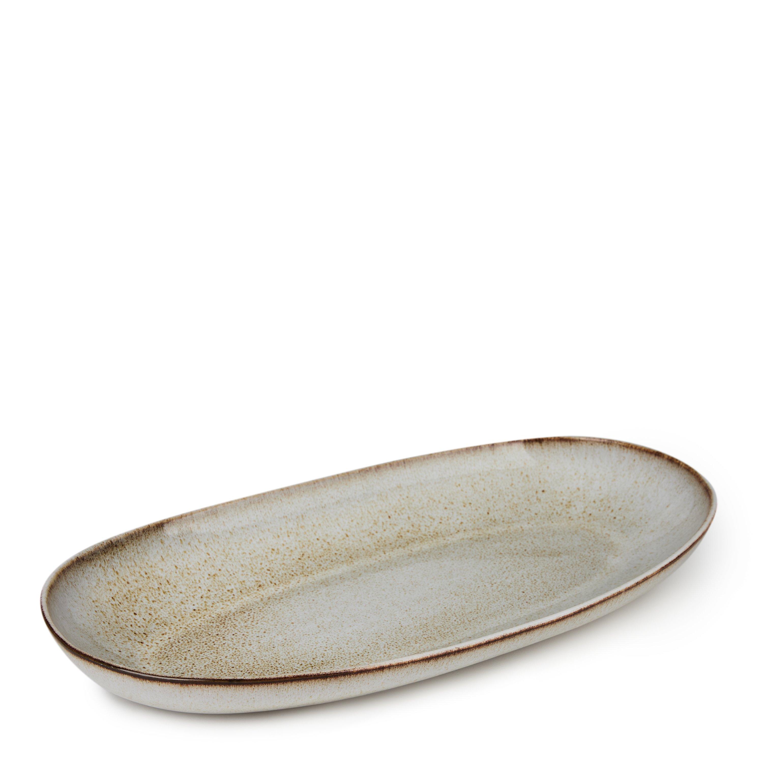 Bloomingville  Sandrine Serving Plate - Neutral - 42x21cm