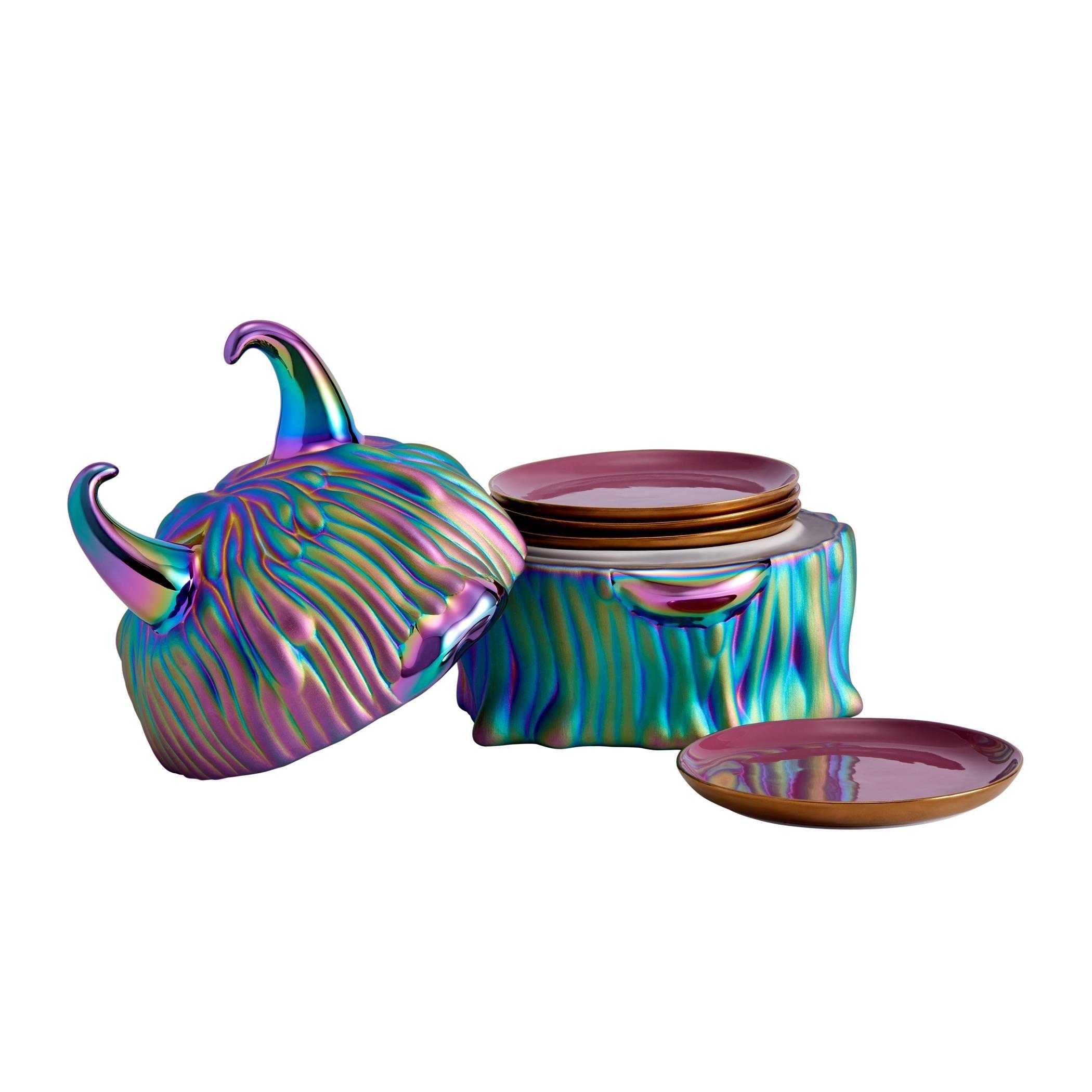 Purple - LObjet - Plate Set - 4