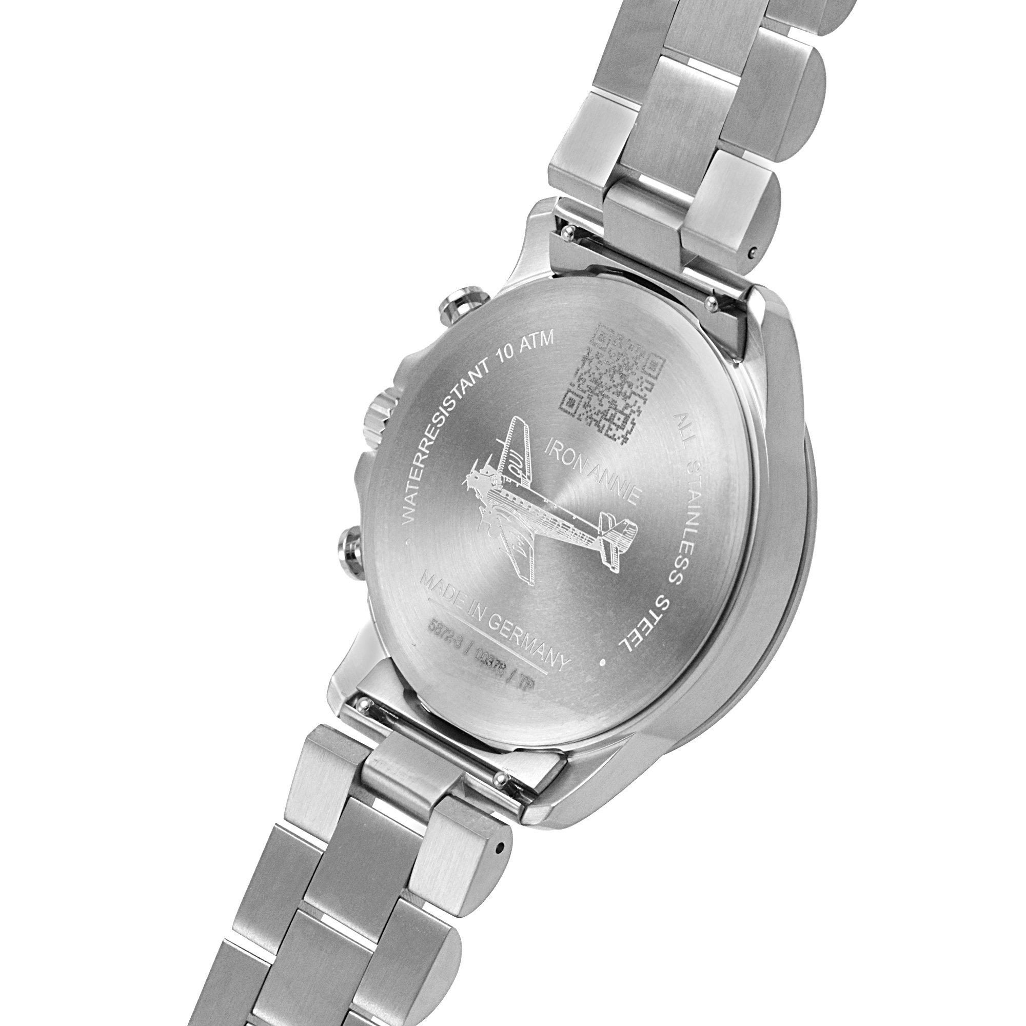 Slvr - Iron Annie - Line Stainless Steel Classic Analogue Watch - 5