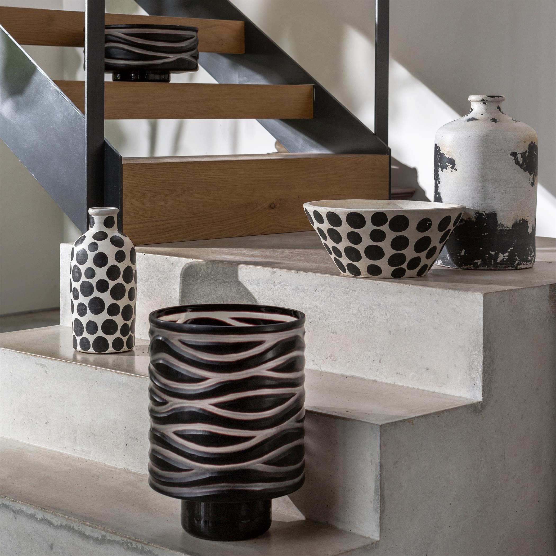 Black and White - Global Explorer - Spot Terracotta Bowl - 2