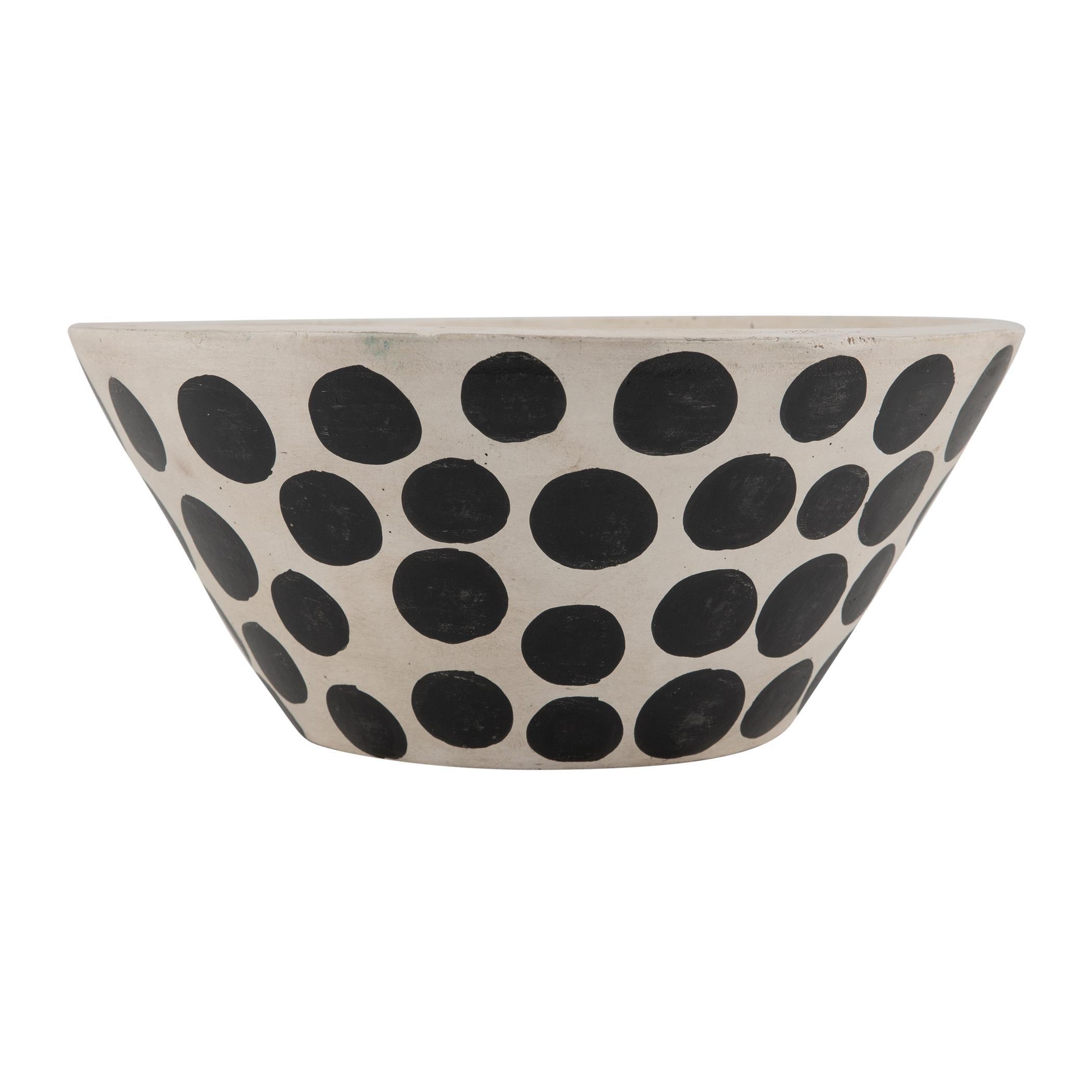 Black and White - Global Explorer - Spot Terracotta Bowl - 7