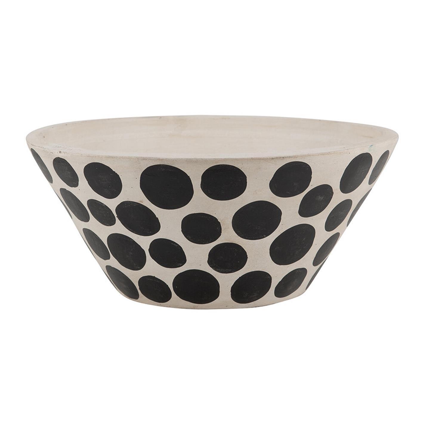 Black and White - Global Explorer - Spot Terracotta Bowl - 8