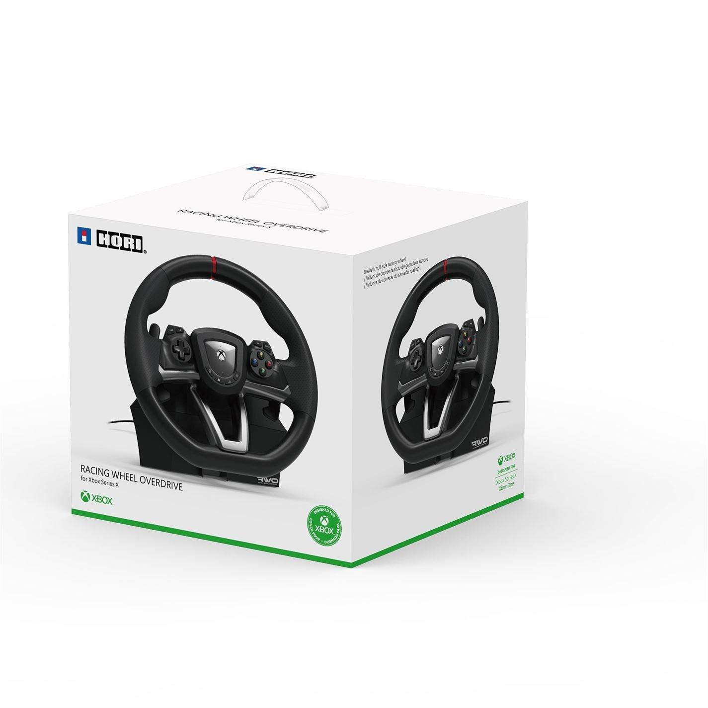 Black - HORI - Racing Wheel Overdrive Designed for Xbox - 4