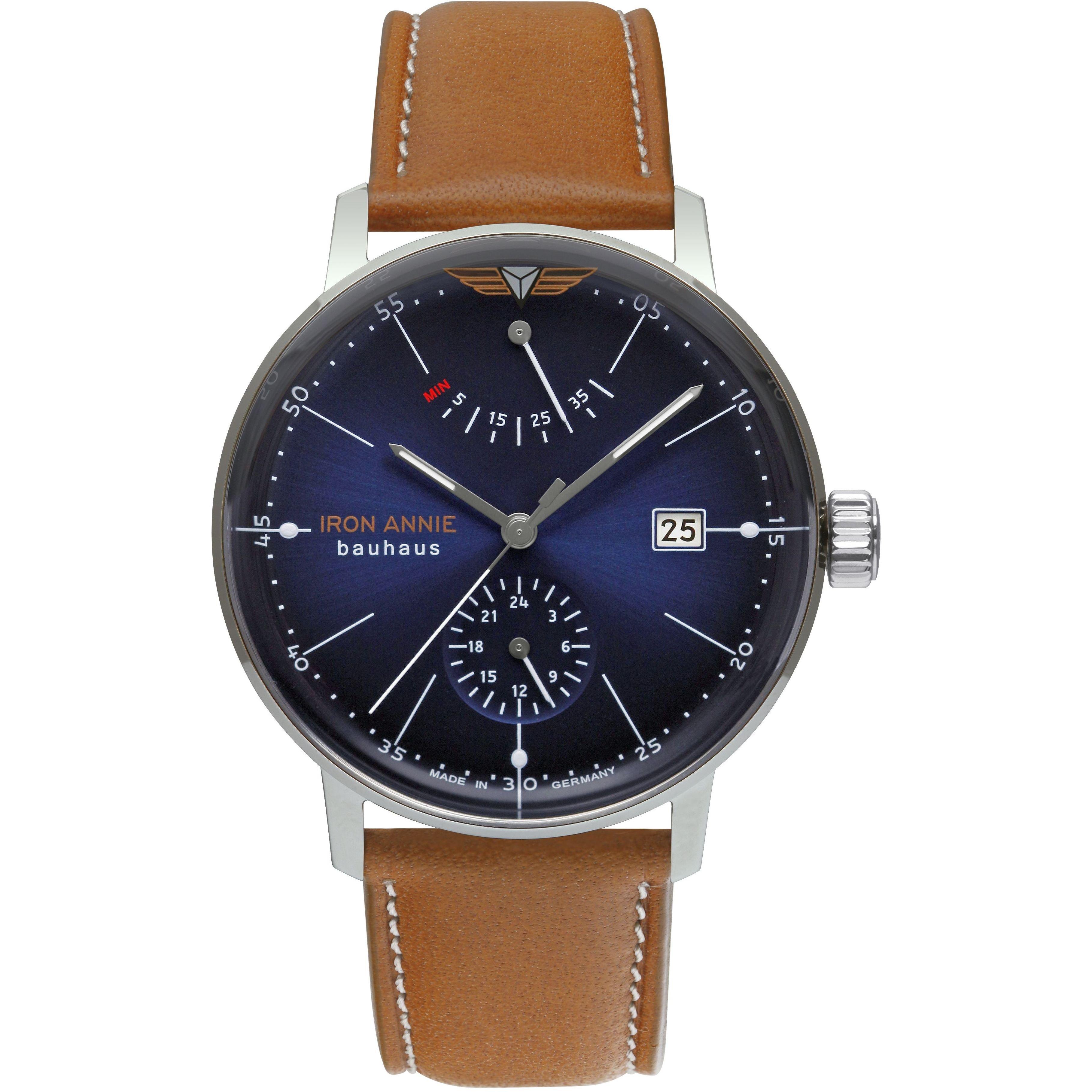 Slvr - Iron Annie - Bauhaus Stainless Steel Classic Analogue Automatic Watch - 1