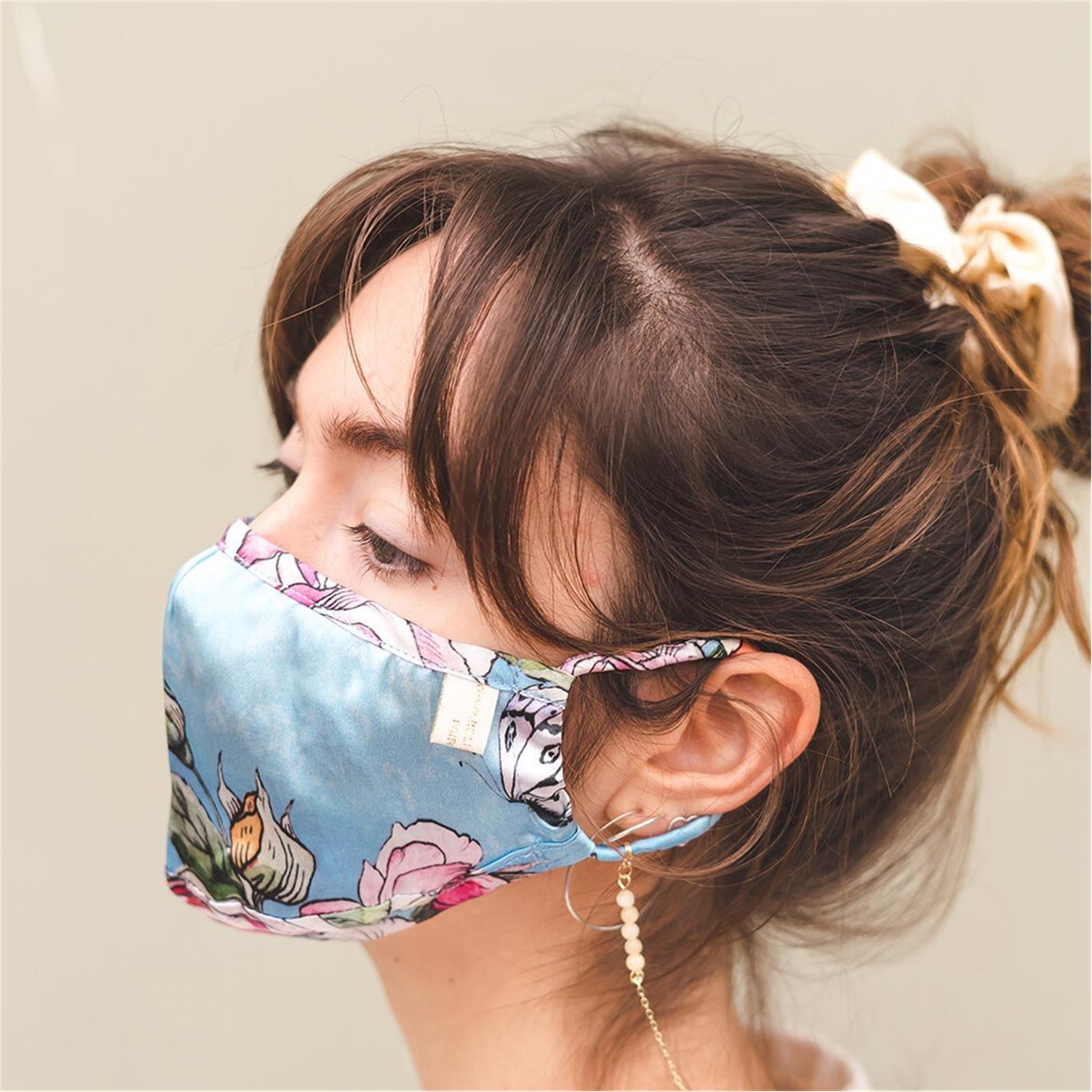 Lila - Holistic Silk - HolisticSilk Silk Face Covering - 2
