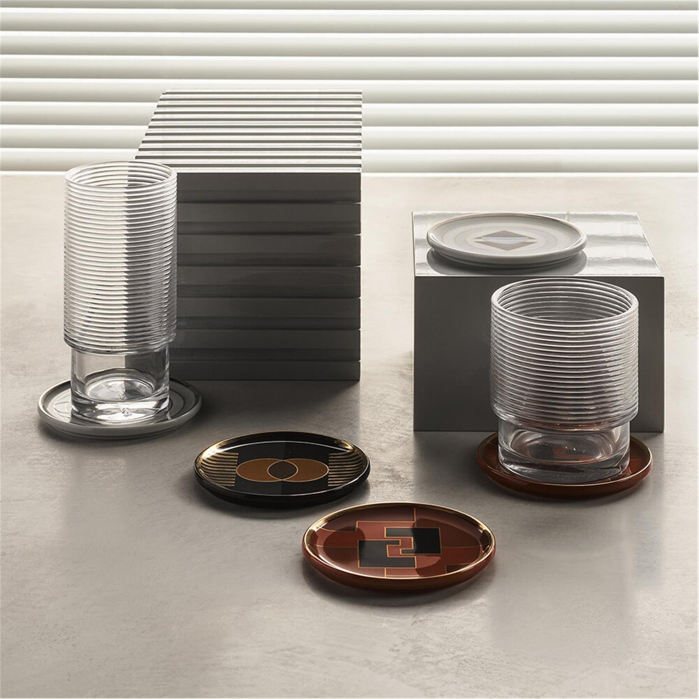 Clear - Greg Natale - GregNatale Schrager Ribbed Highball Glass - Set of 6 - 2