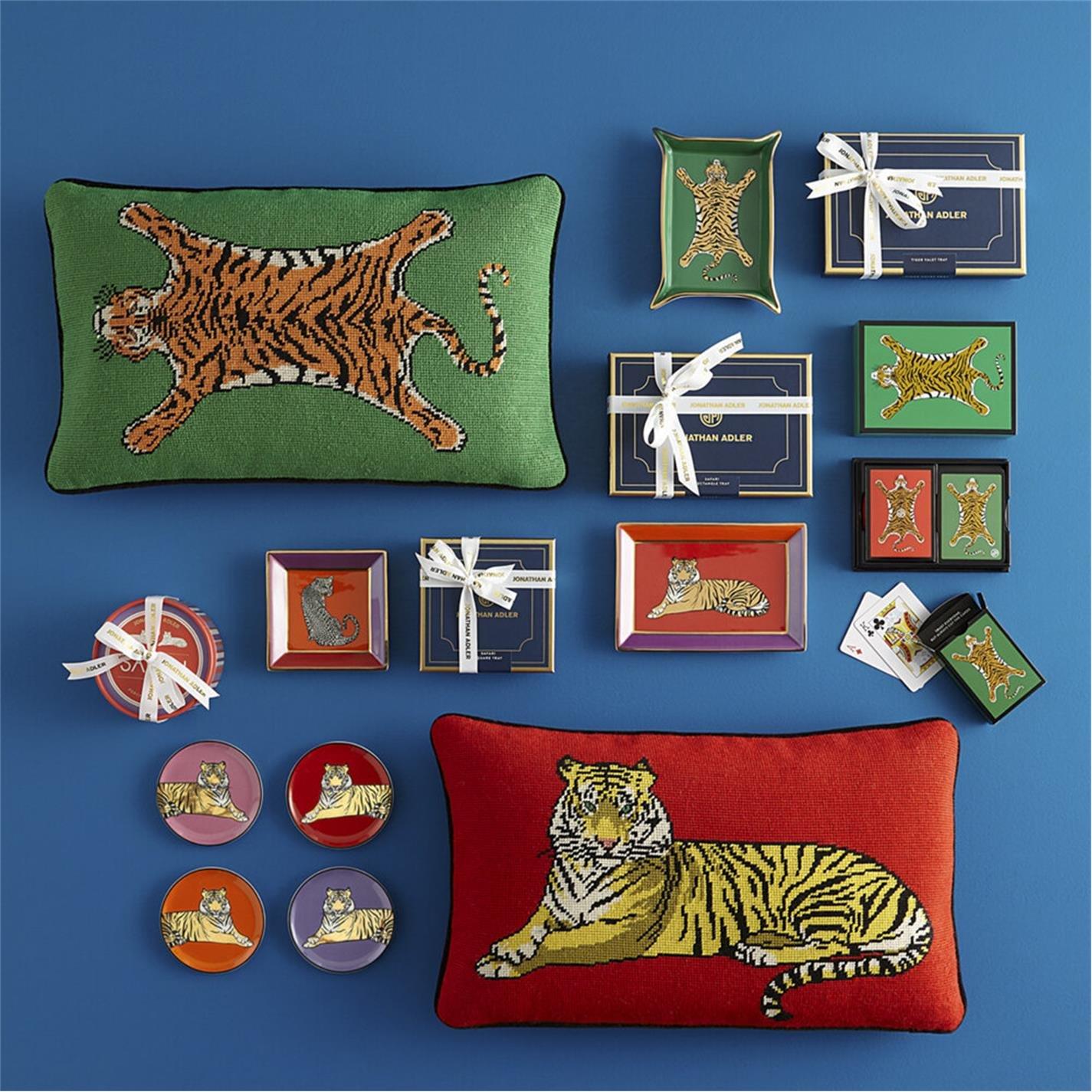 Orange/Purple - Jonathan Adler - JonathanAdler Safari Square Tray - 5