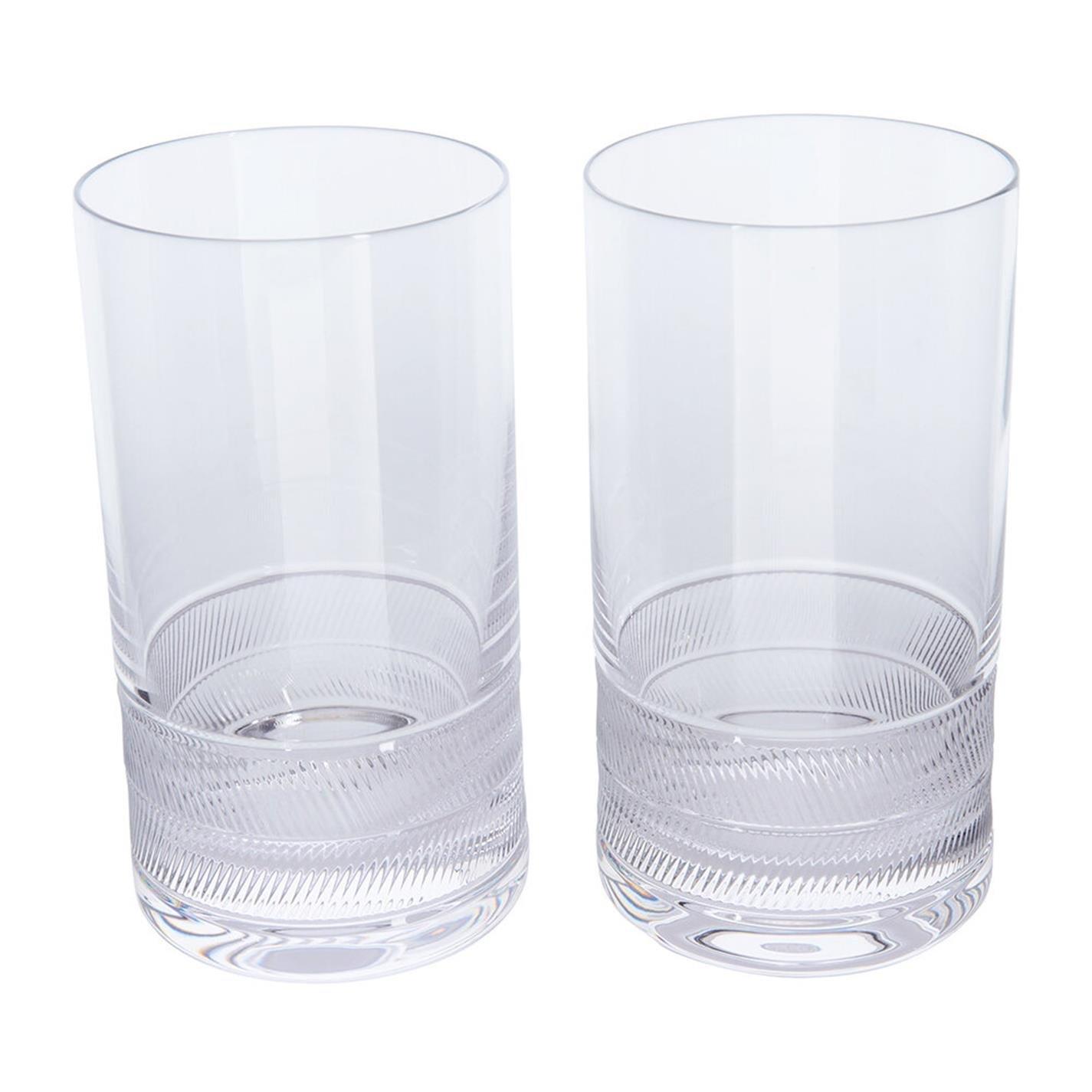 Clear - Ralph Lauren Home - RalphLaurenHome Remy Highball Glasses - 1