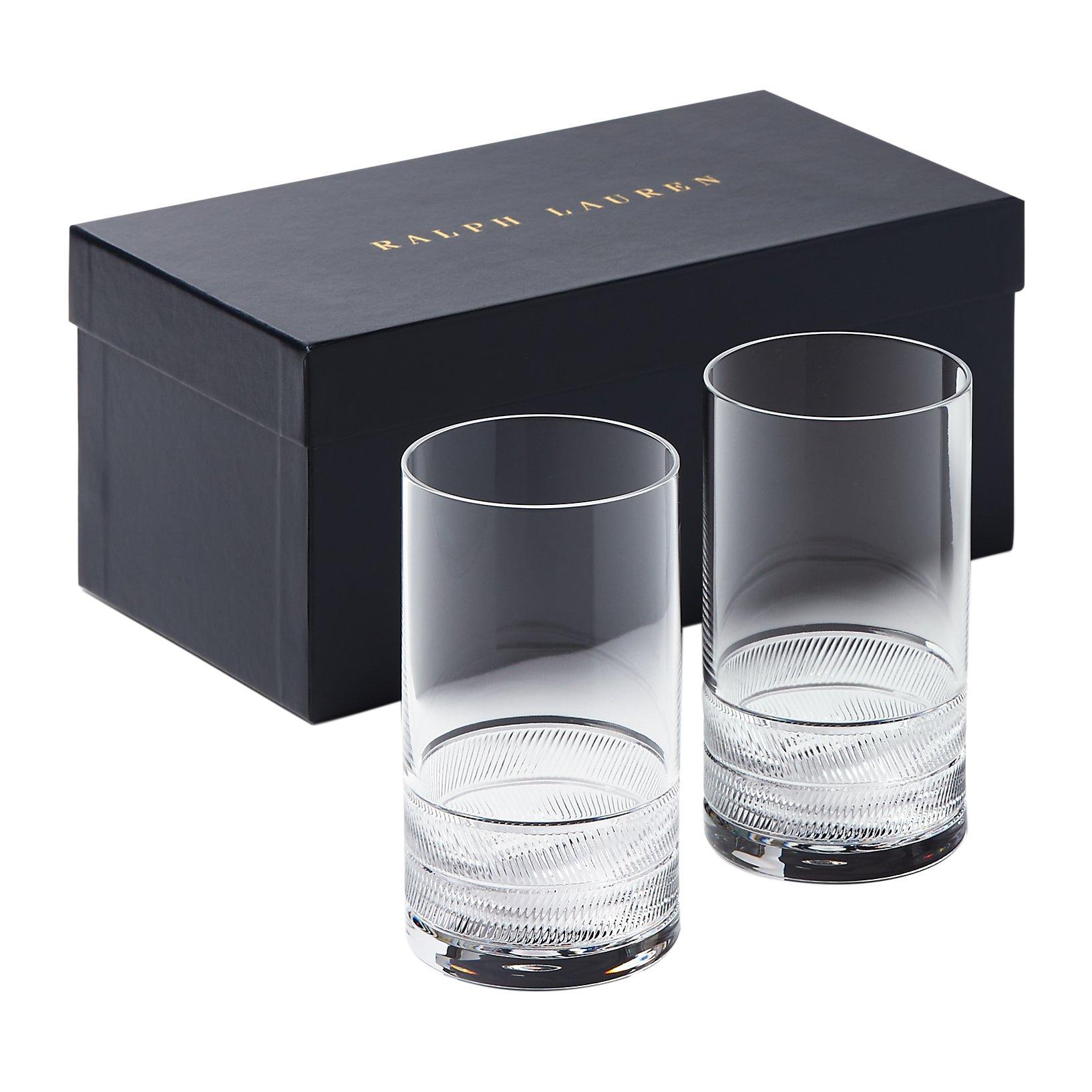 Clear - Ralph Lauren Home - RalphLaurenHome Remy Highball Glasses - 2