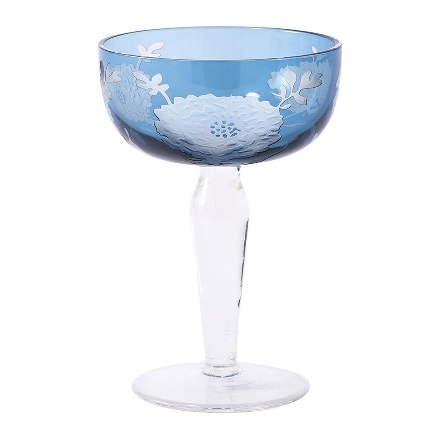 Multi - Pols Potten - PolsPotten Peony Multicolour Coupe Glasses - 5