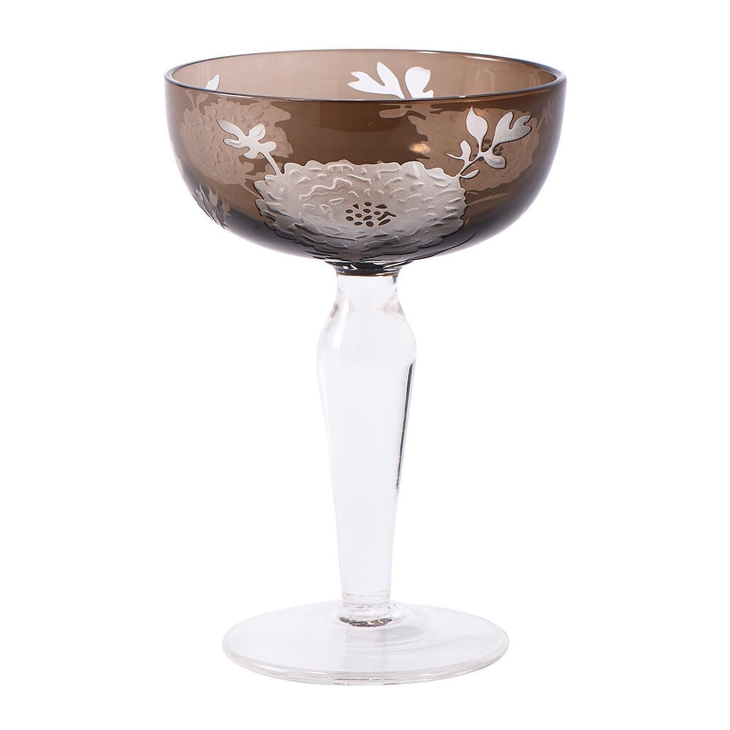 Multi - Pols Potten - PolsPotten Peony Multicolour Coupe Glasses - 6