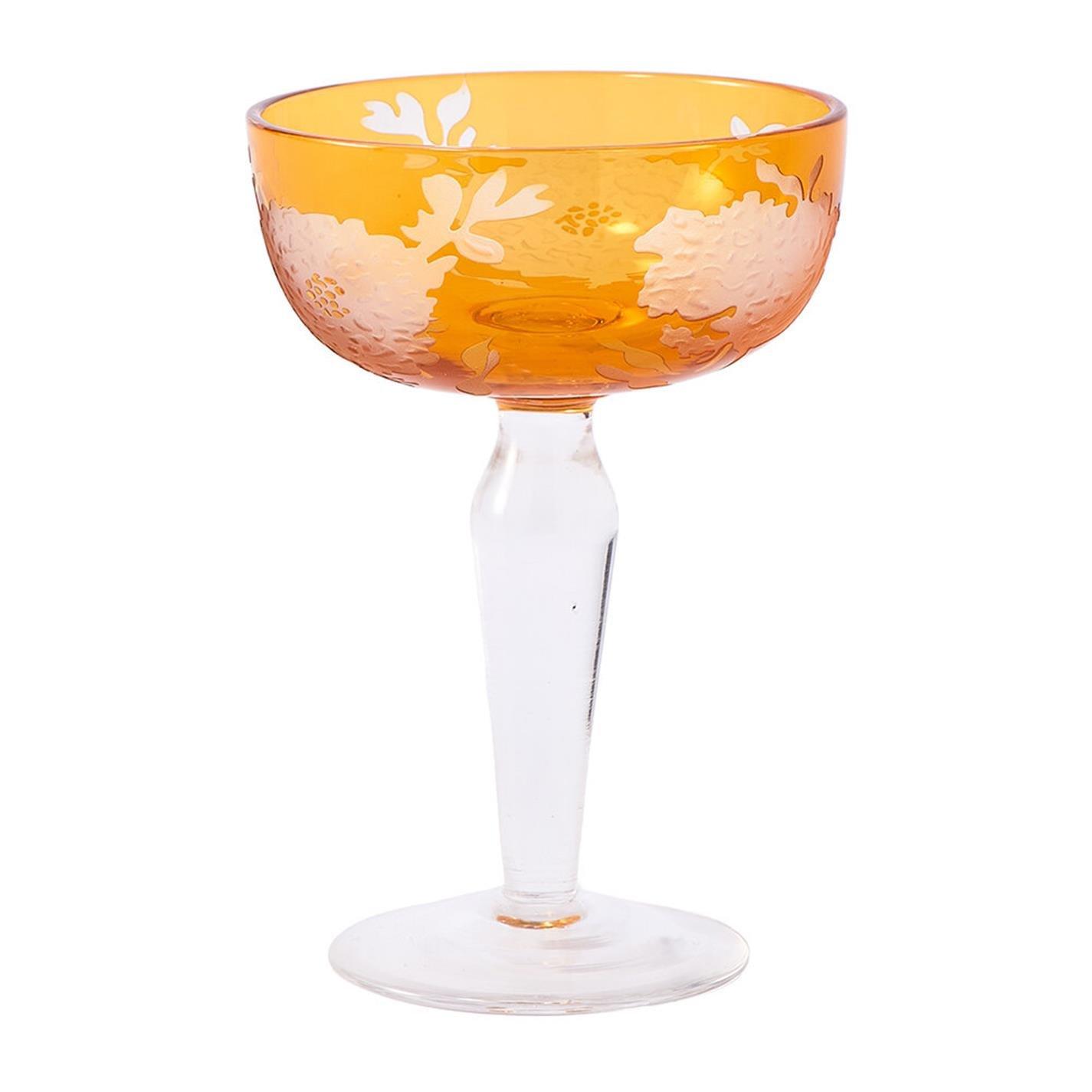 Multi - Pols Potten - PolsPotten Peony Multicolour Coupe Glasses - 7