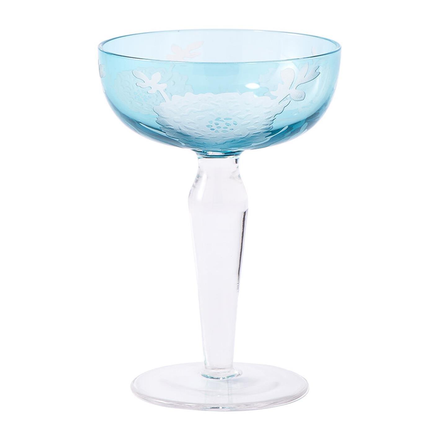 Multi - Pols Potten - PolsPotten Peony Multicolour Coupe Glasses - 9