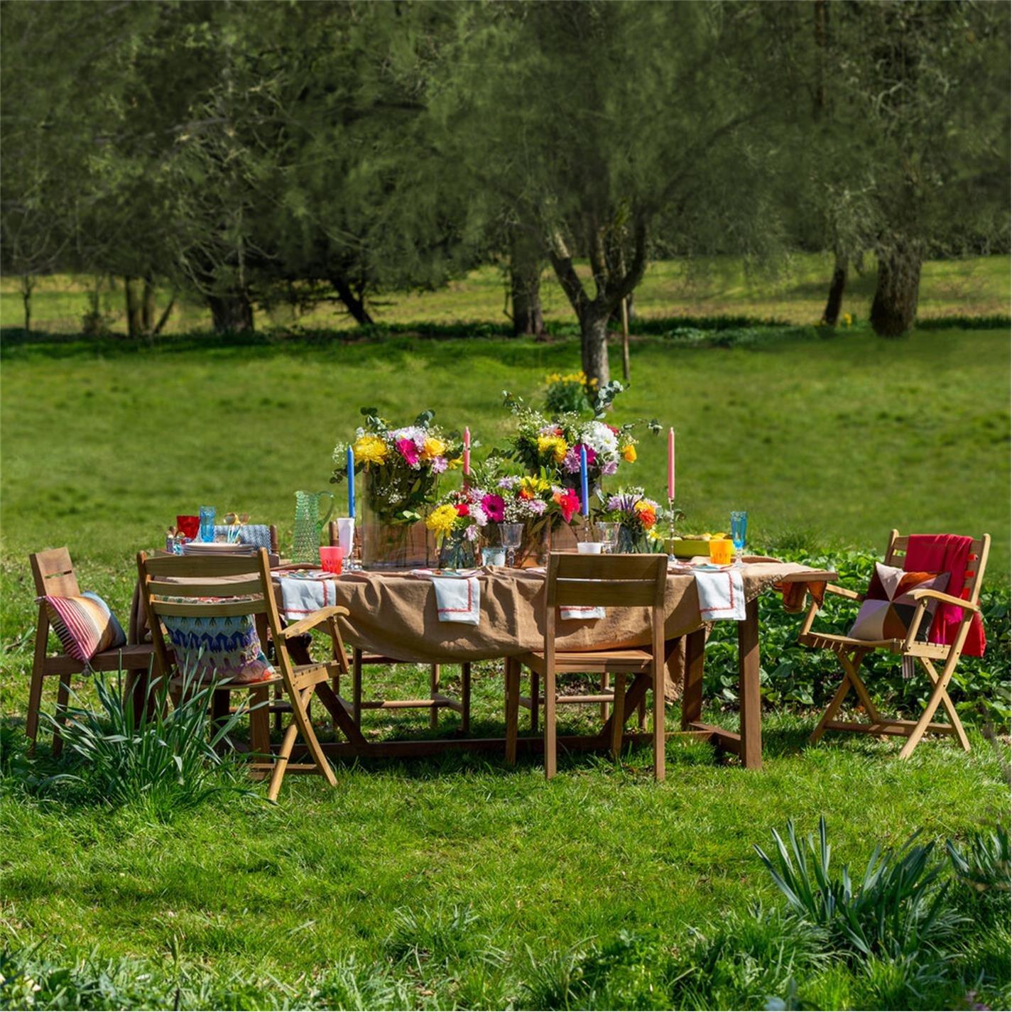 Multicoloured - Pols Potten - PolsPotten Peony Glass Tumblers - Set of 6 - 5