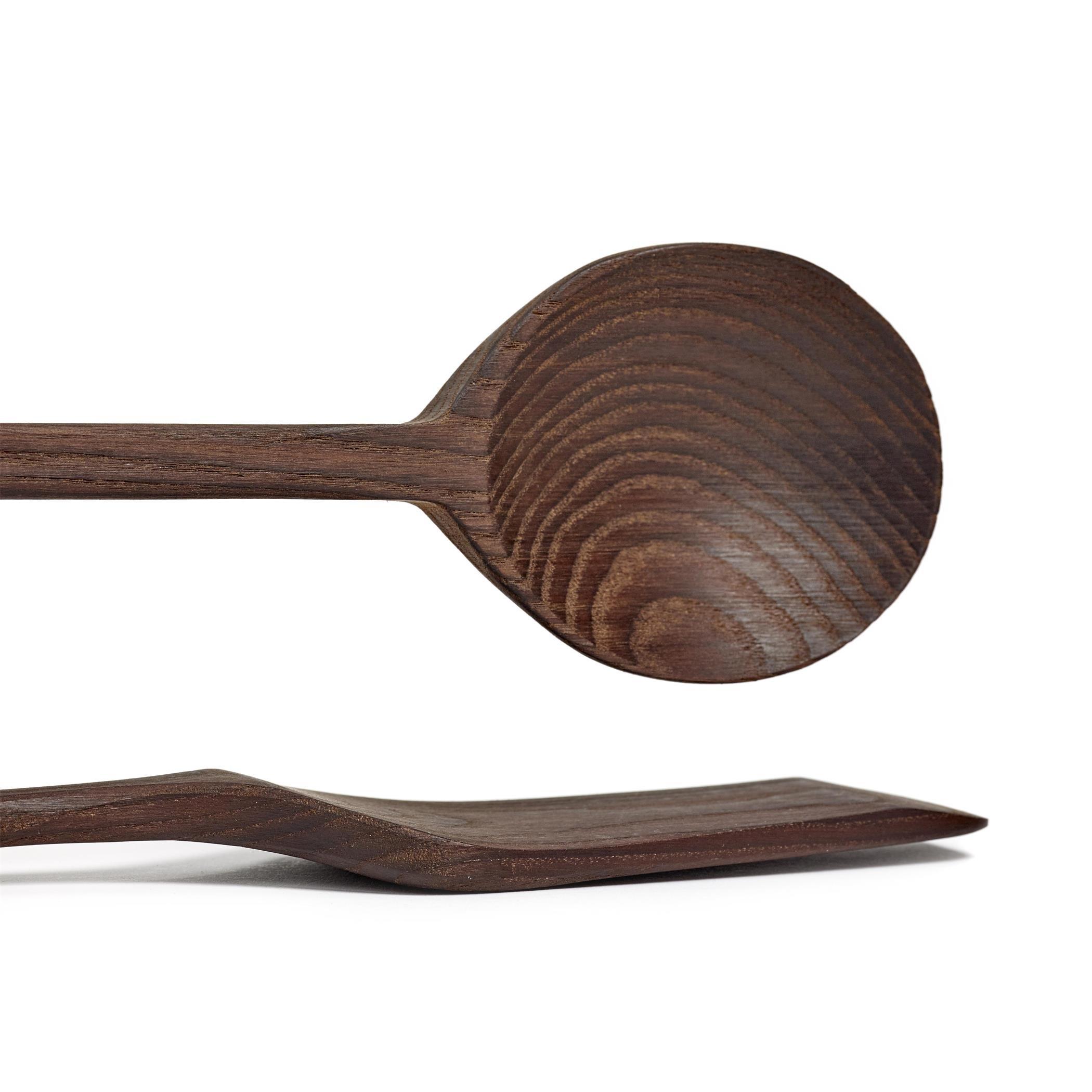 Brown - Serax - Pascale Naessens Pure Wood Kitchen Utensils - Set of 5 - 4