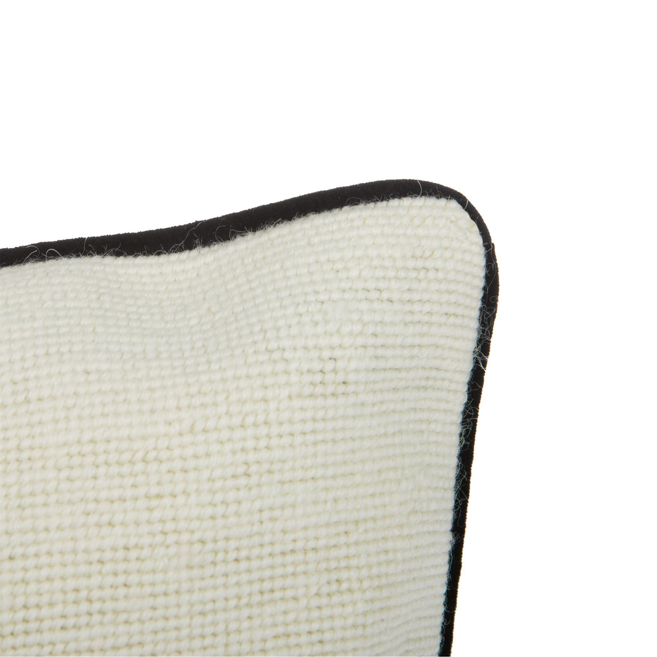 Lips Full - Jonathan Adler - JonathanAdler Needlepoint Cushion - 45x45cm - 7