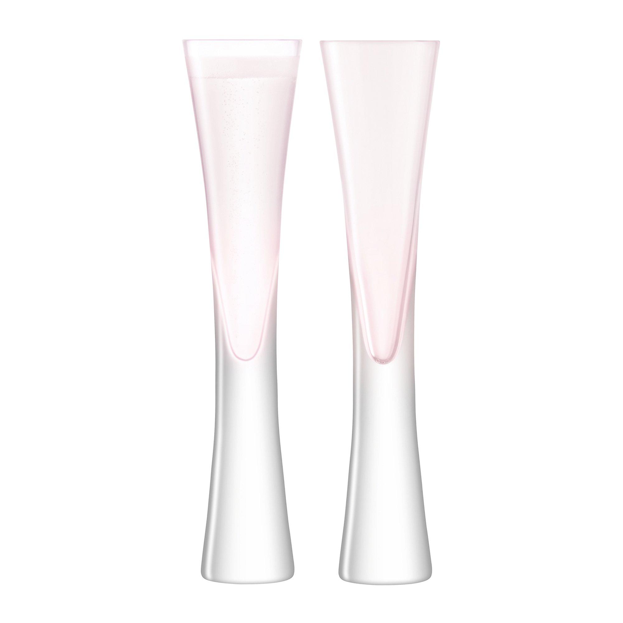 Pink - LSA - Moya Champagne Flutes - Set of 2 - 1