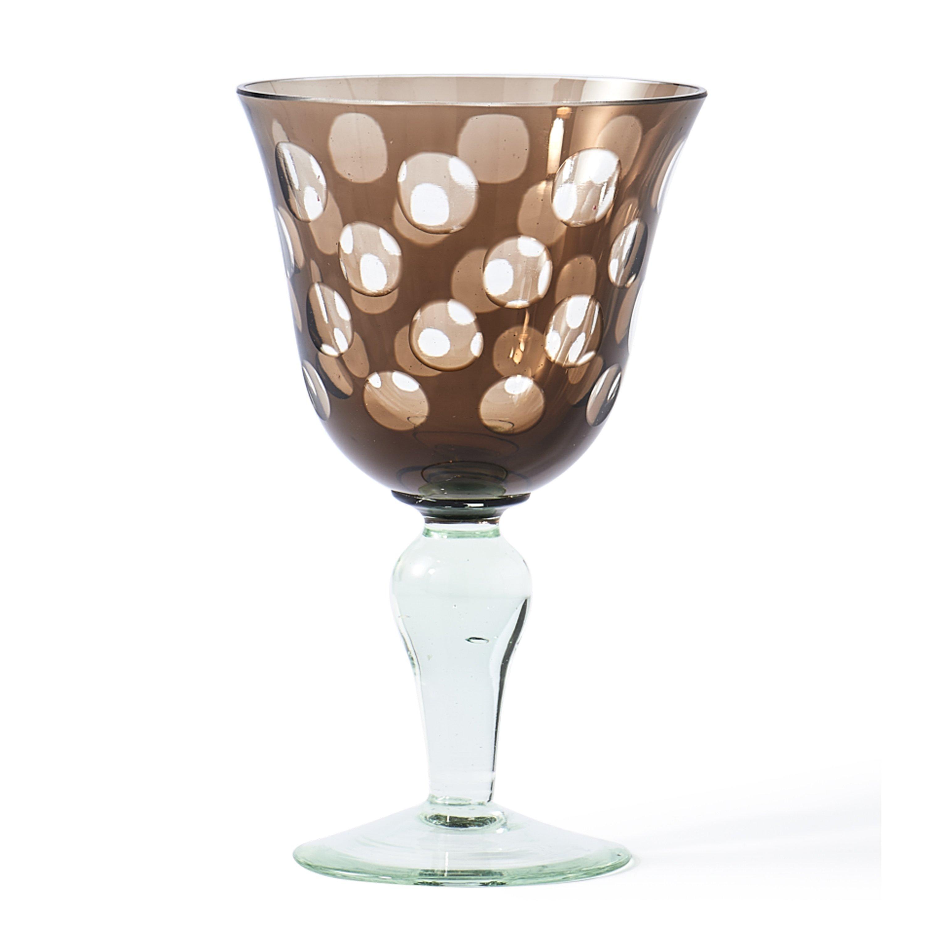 Multicoloured - Pols Potten - PolsPotten Mixed Cuttings Wine Glasses - Set of 6 - 3