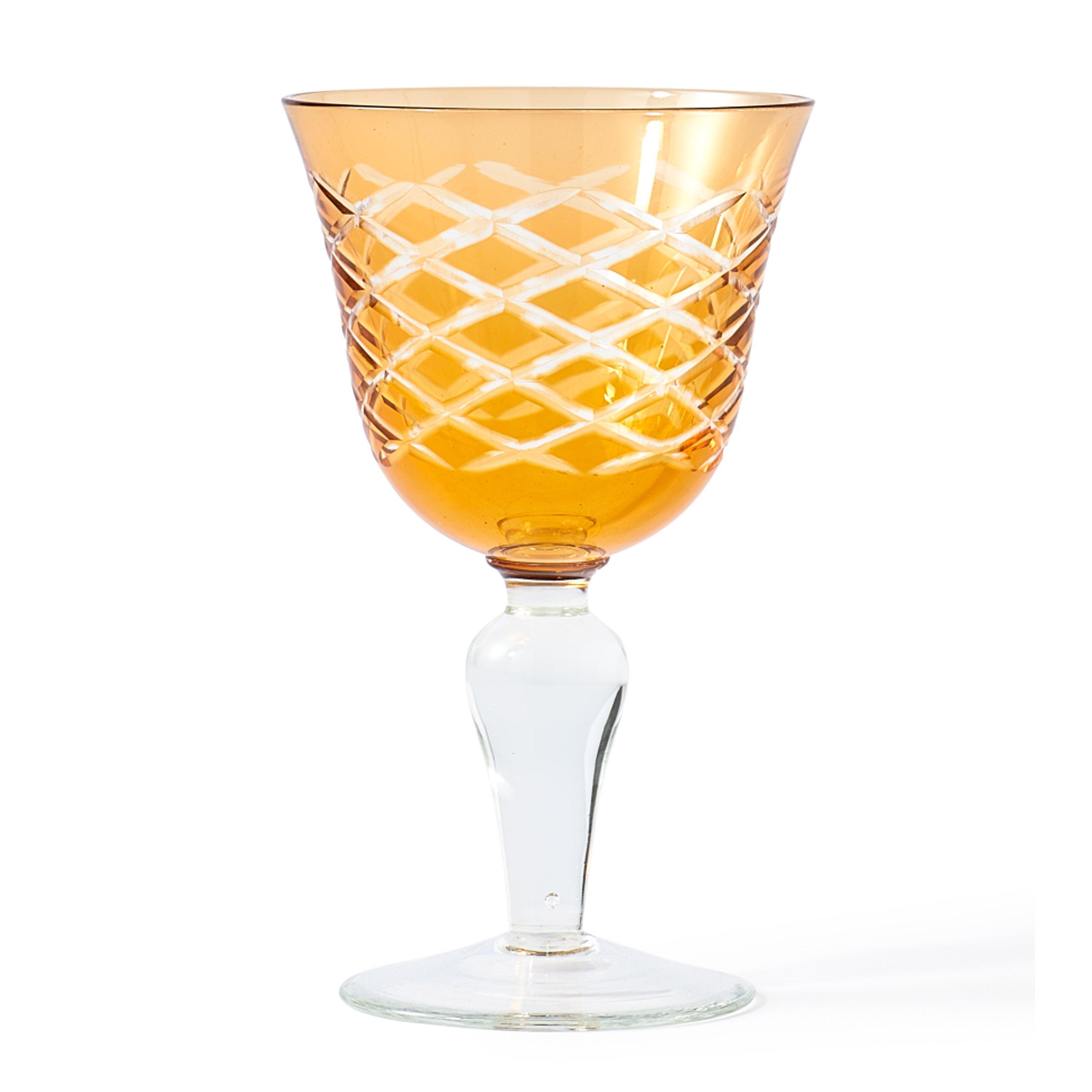 Multicoloured - Pols Potten - PolsPotten Mixed Cuttings Wine Glasses - Set of 6 - 4