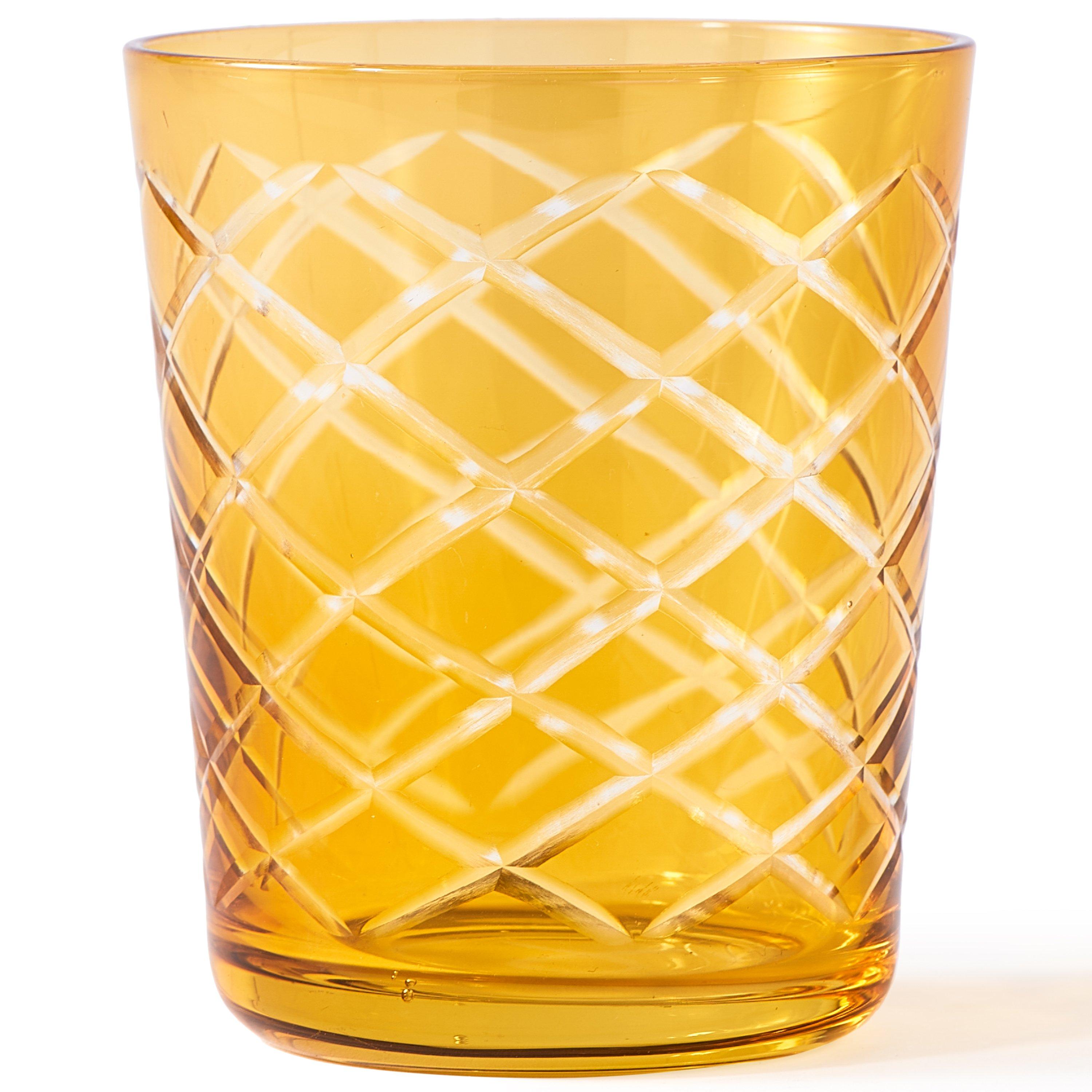 Multicoloured - Pols Potten - Mixed Cuttings Glass Tumblers - Set of 6 - 4