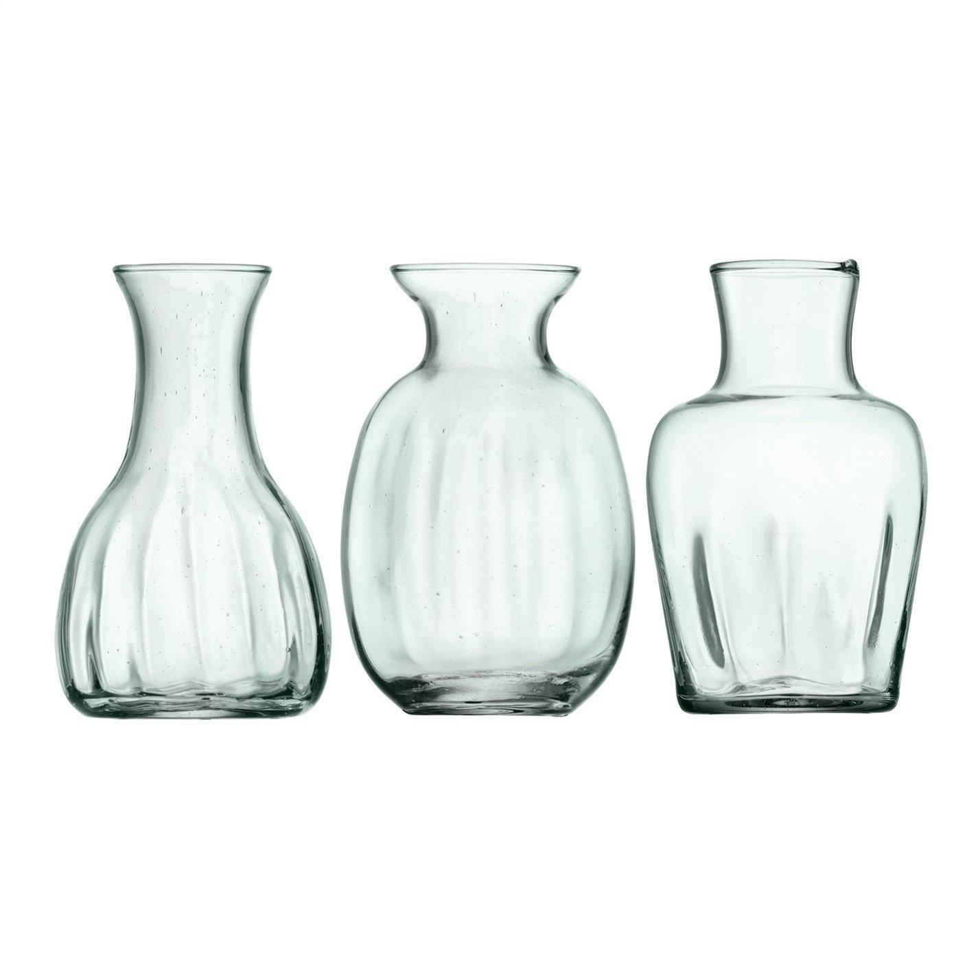 Clear - LSA - Mia Mini Vase Trio - 1