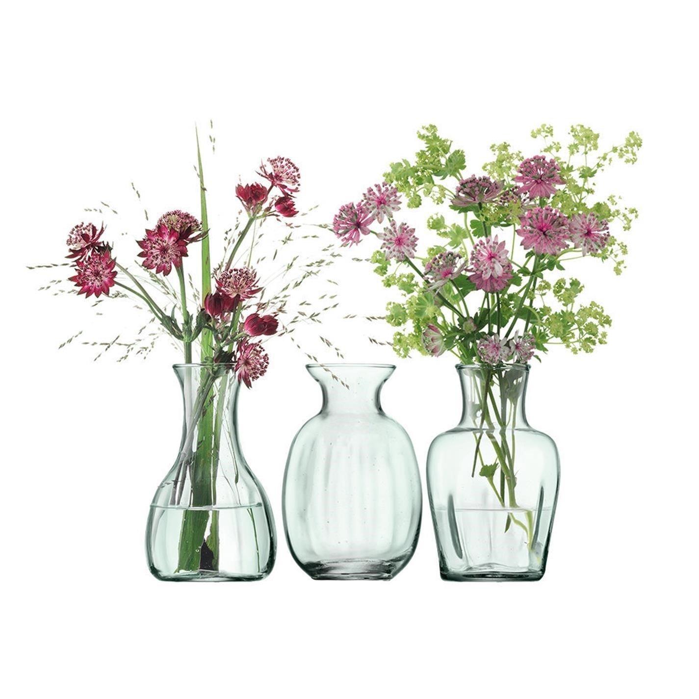 Clear - LSA - Mia Mini Vase Trio - 2