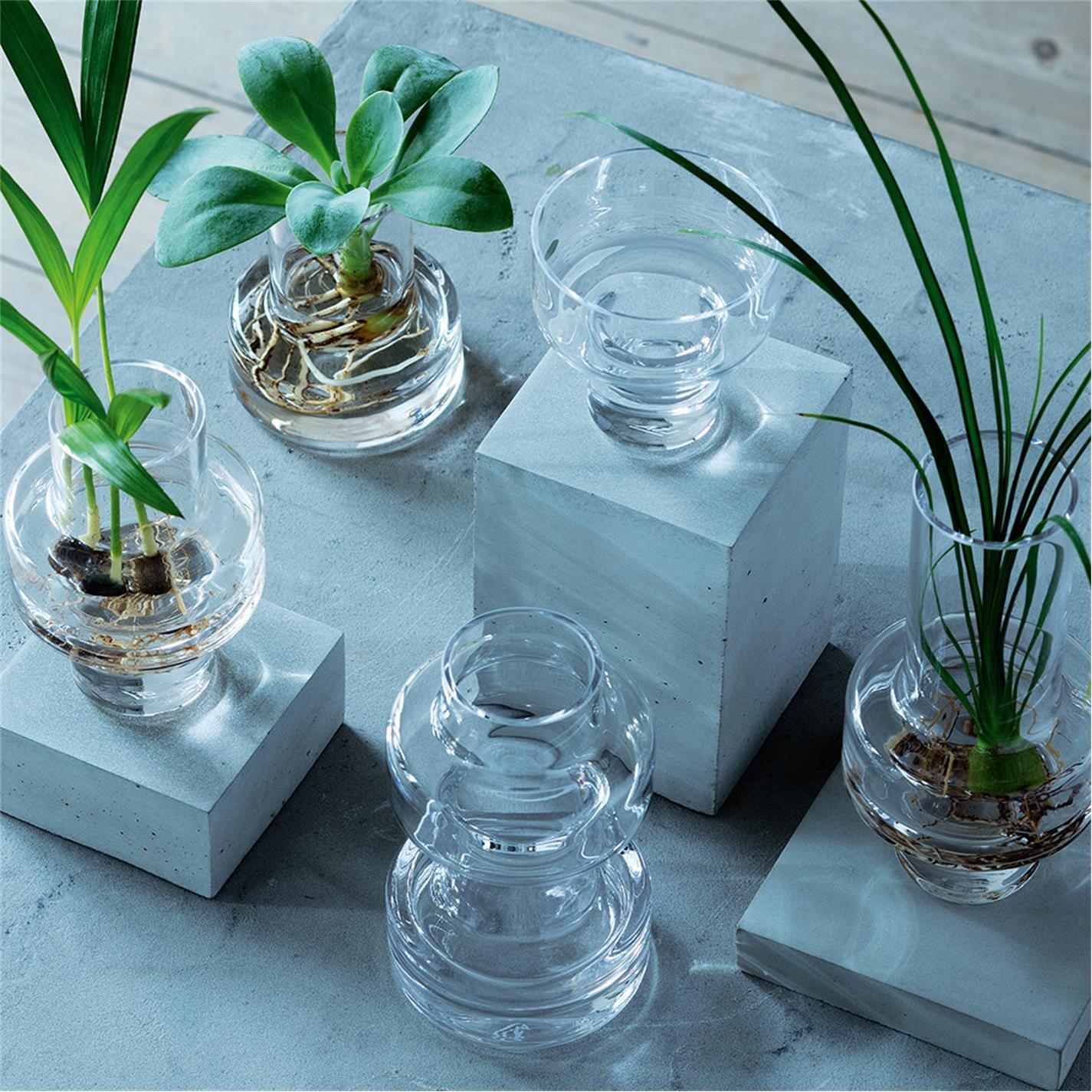 Clear - LSA - Metropole Five Mini Vase Set - 2