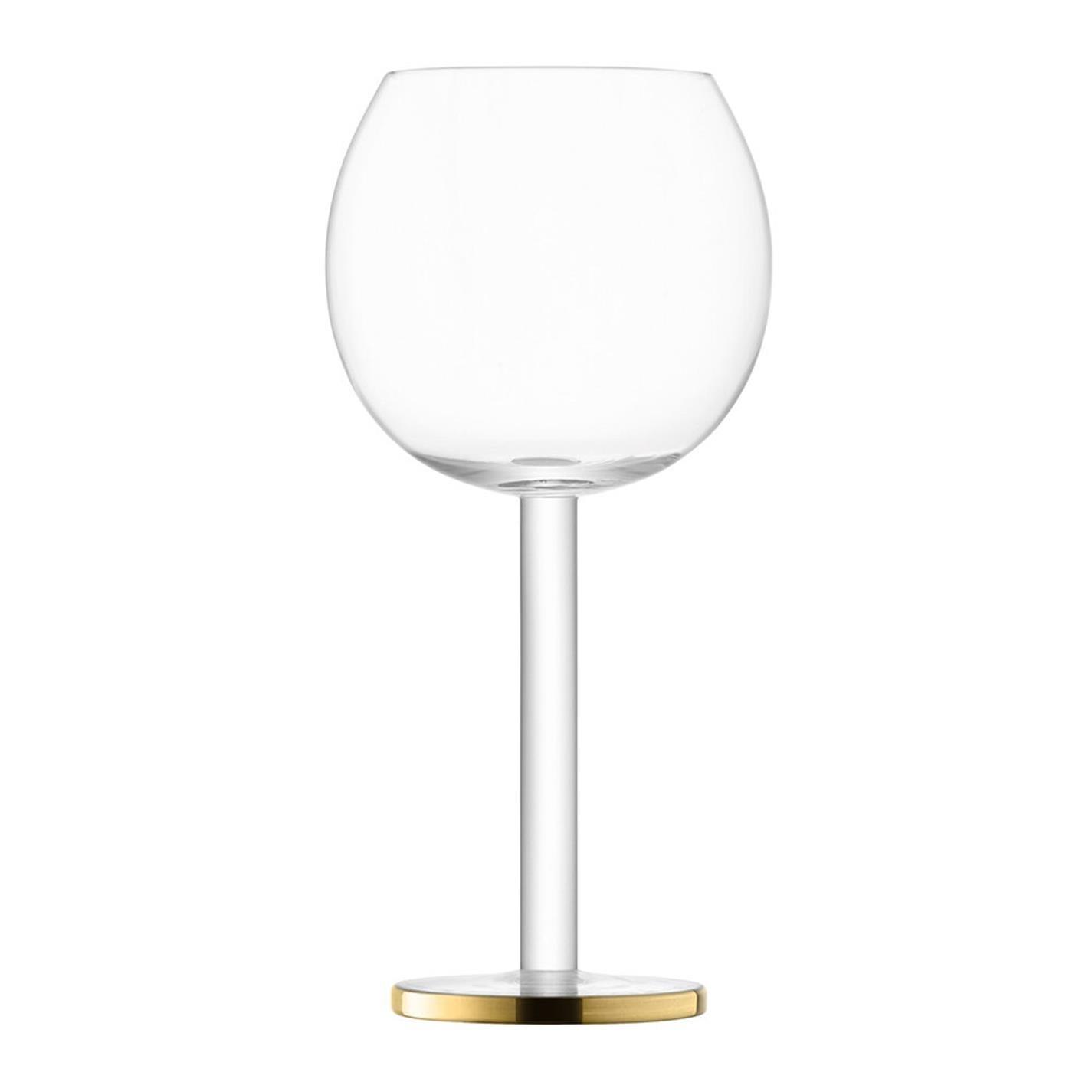 Clear/Gold - LSA - Luca Wine Goblet - Set of 2 - 4