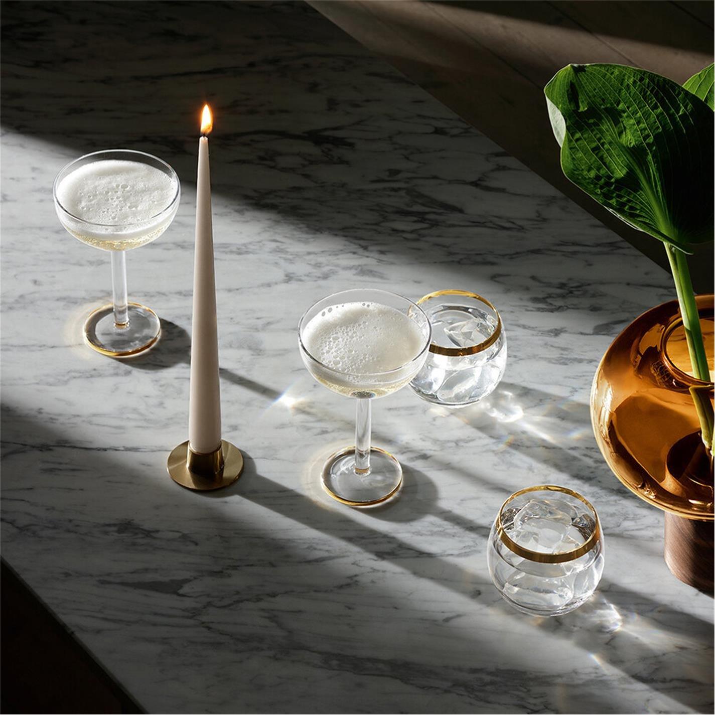 Clear/Gold - LSA - Luca Tumbler - Set of 2 - 7