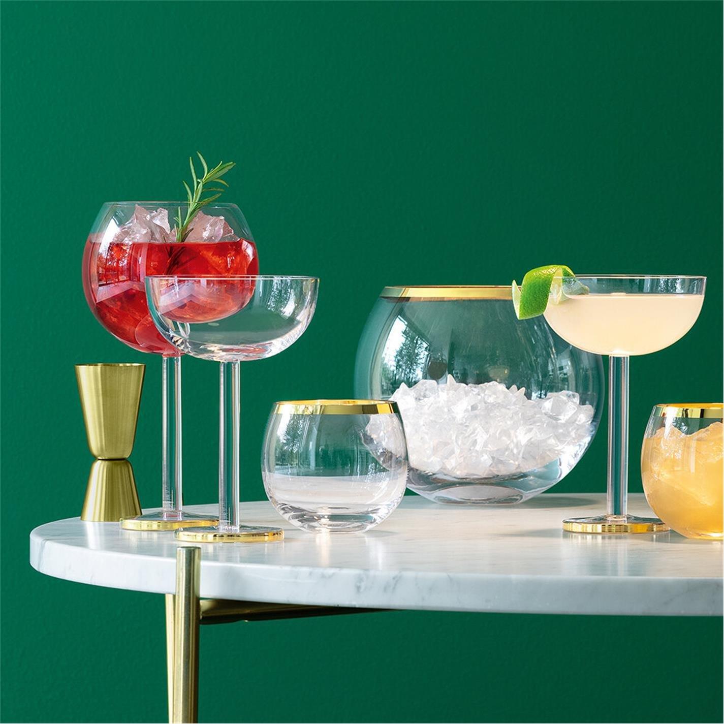Clear/Gold - LSA - Luca Tumbler - Set of 2 - 8