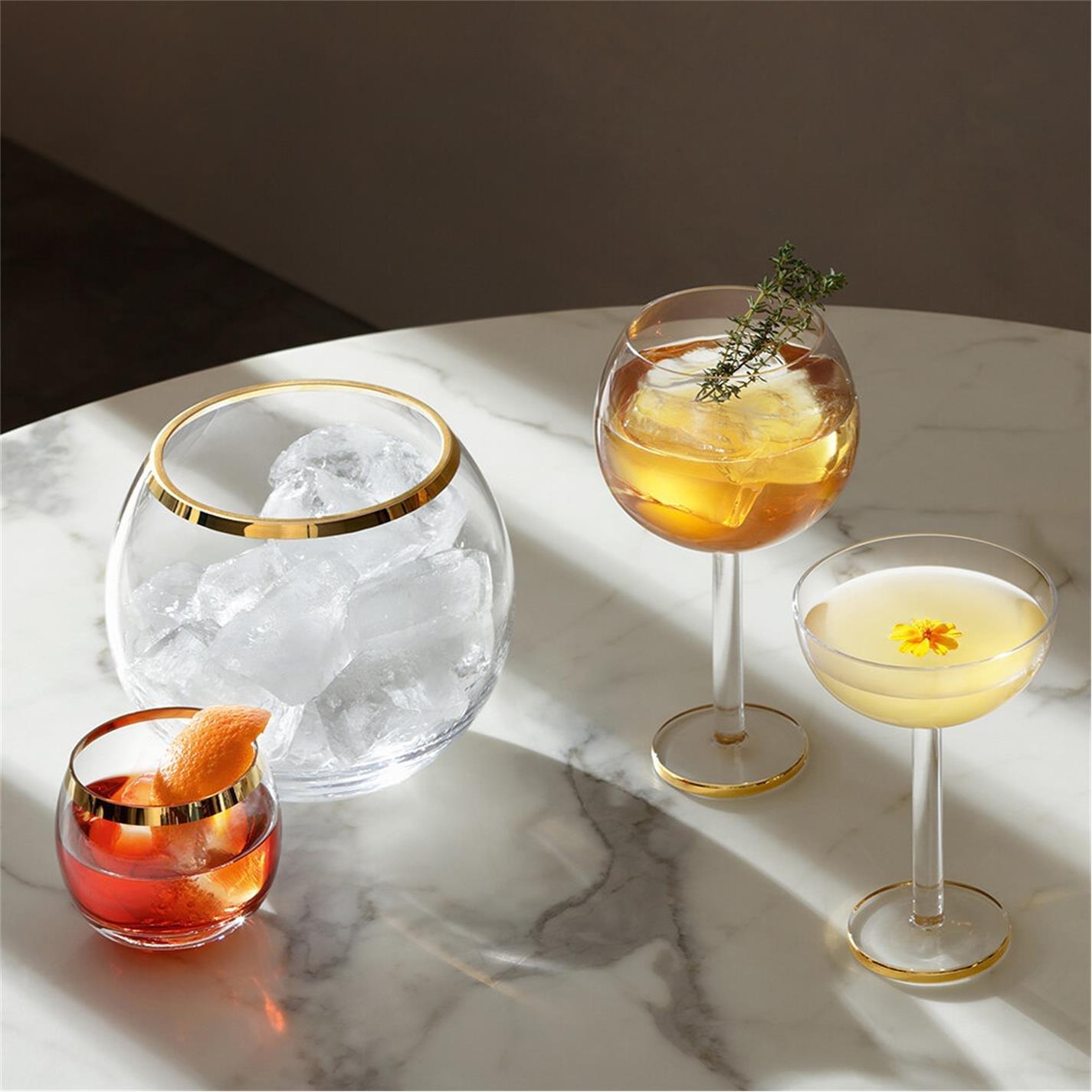Clear/Gold - LSA - Luca Tumbler - Set of 2 - 9