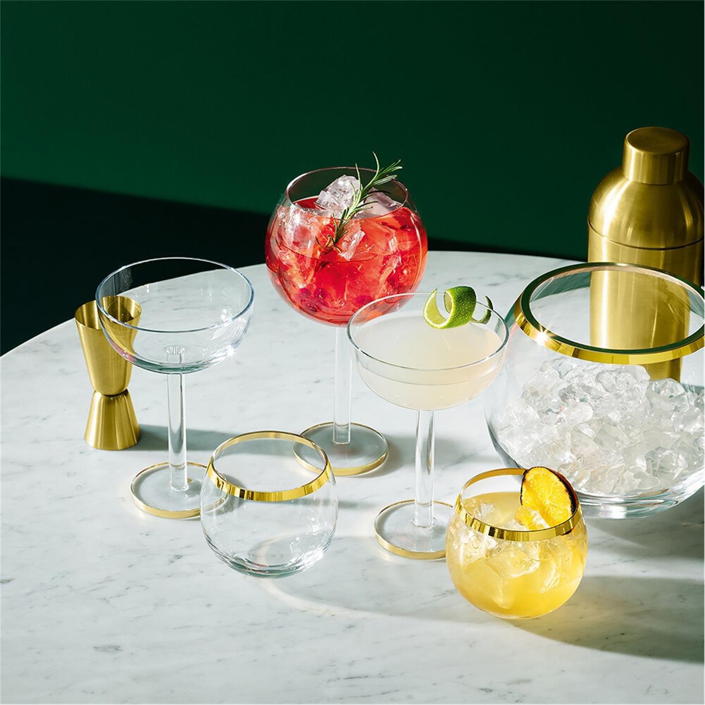 Clear/Gold - LSA - Luca Tumbler - Set of 2 - 10