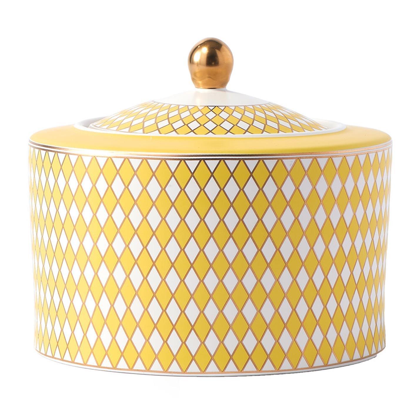 Gold/Yellow - Pols Potten - PolsPotten Low Chess Jar - 1