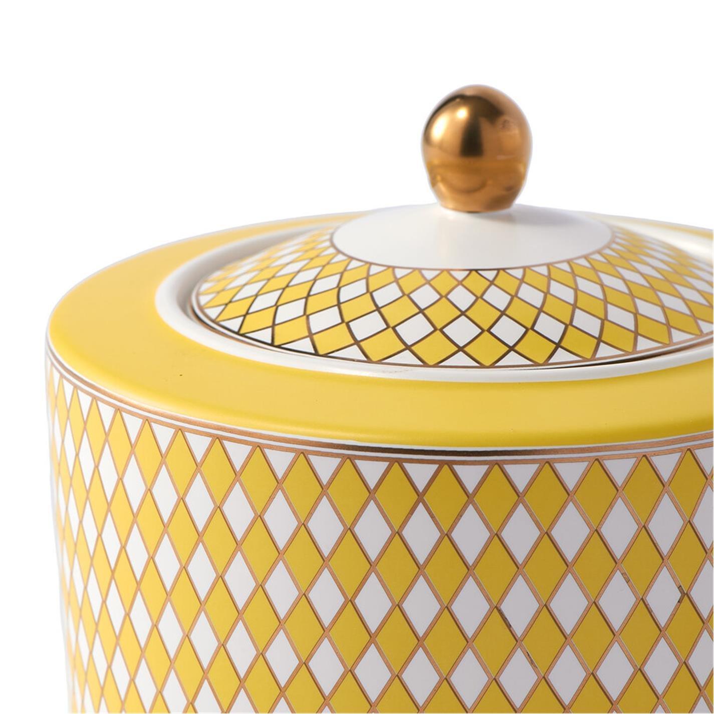 Gold/Yellow - Pols Potten - PolsPotten Low Chess Jar - 4