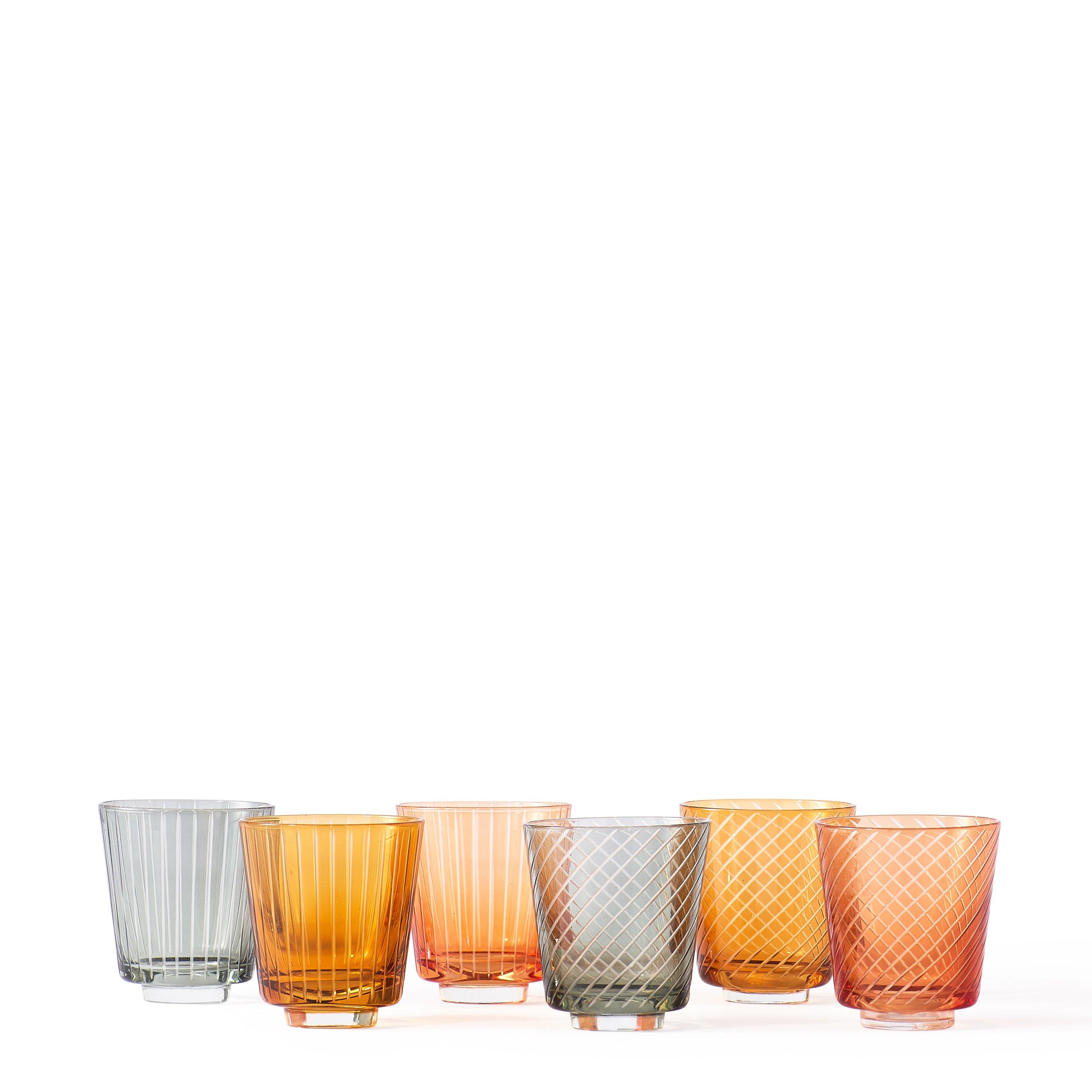 Orange - Pols Potten - PolsPotten Library Tumblers - Set of 6 - 2