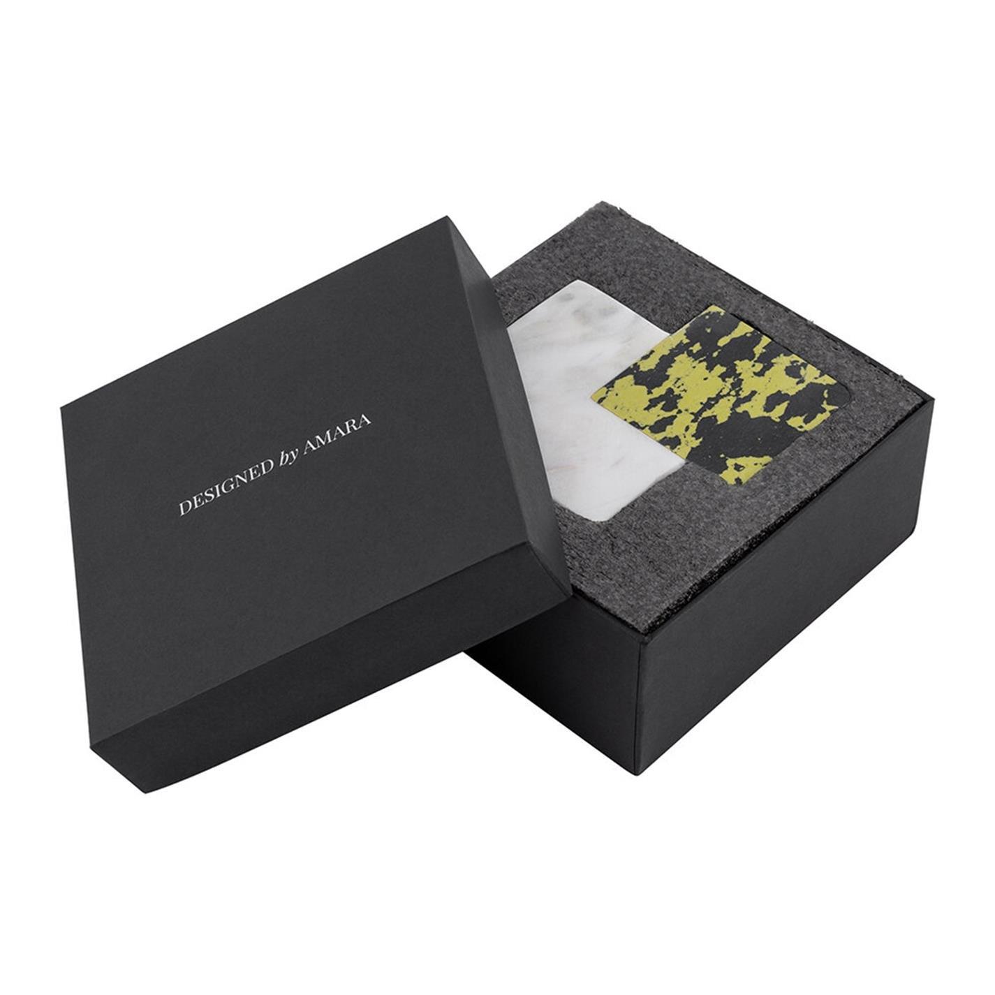 Green - Ultra - Layered Geometric Coaster - Set of 4 - 11