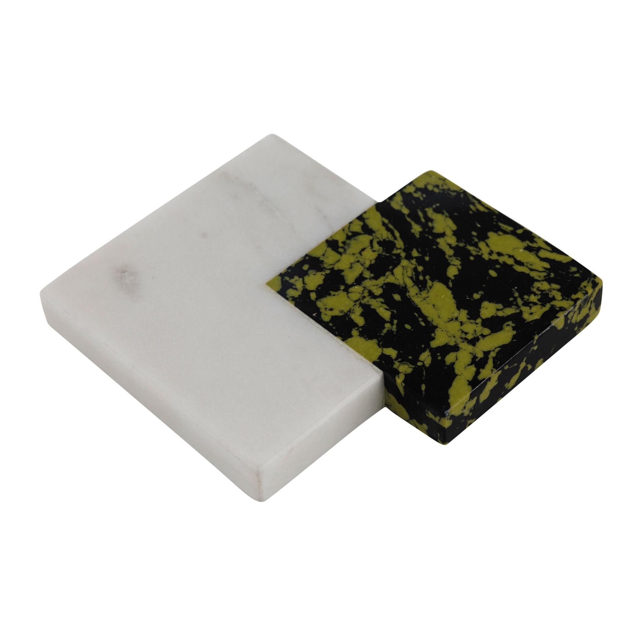 Green - Ultra - Layered Geometric Coaster - Set of 4 - 5