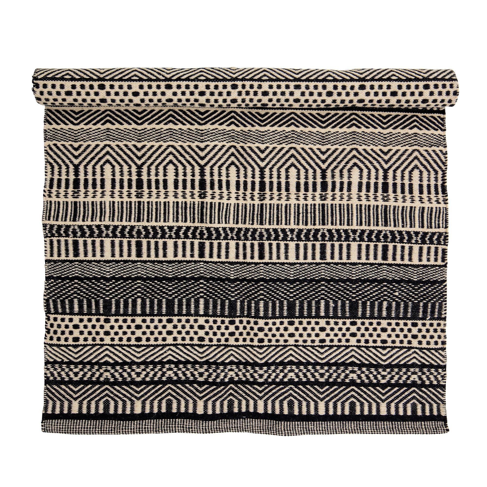 Black - Bloomingville - Joob Rug - Black - 1