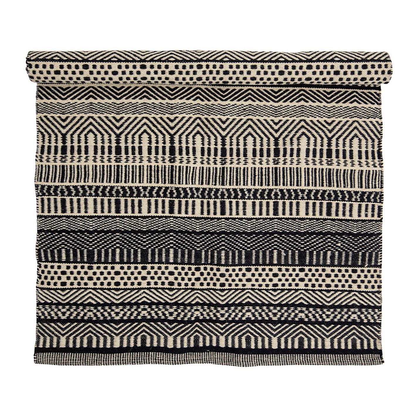 Black - Bloomingville - Joob Rug - Black - 2