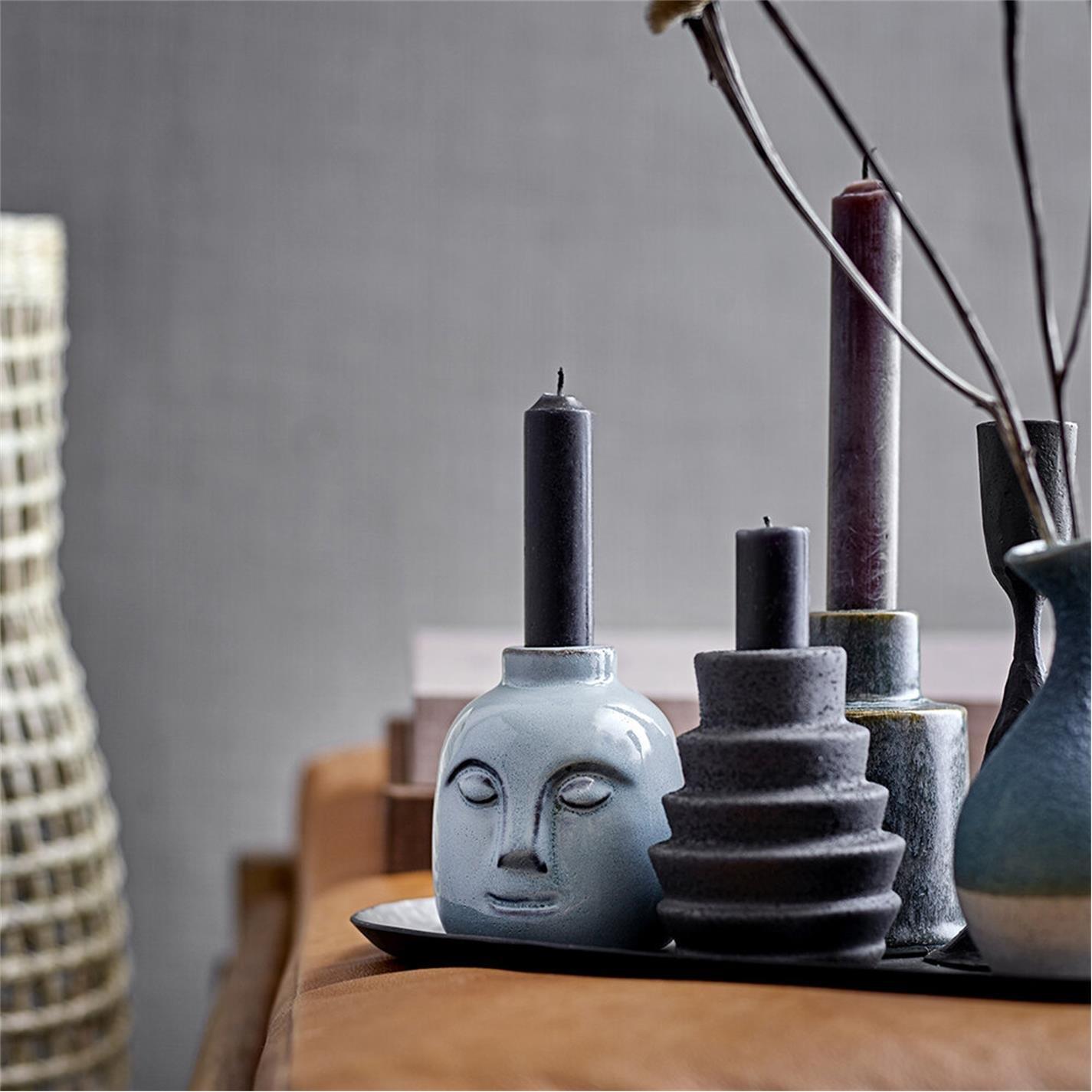 Black - Bloomingville - Jewel Candlestick - Set of 2 - 4