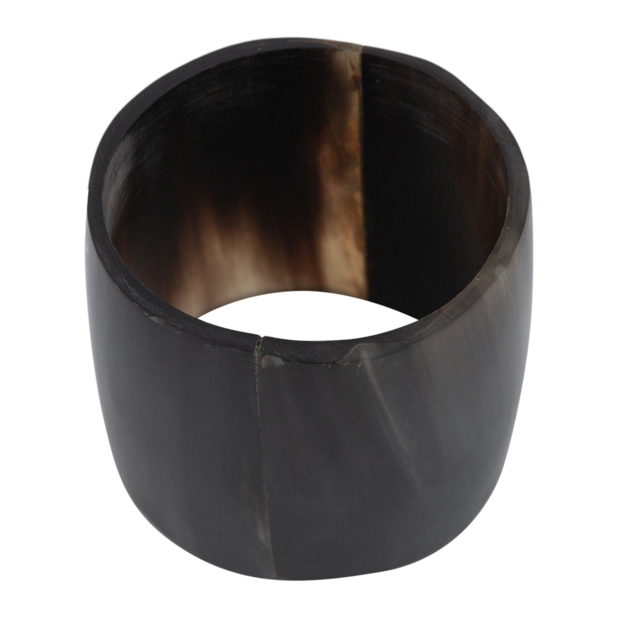 Beige - Broste Copenhagen - BrosteCopenhagen Jay Horn Napkin Ring - Set of 6 - 5