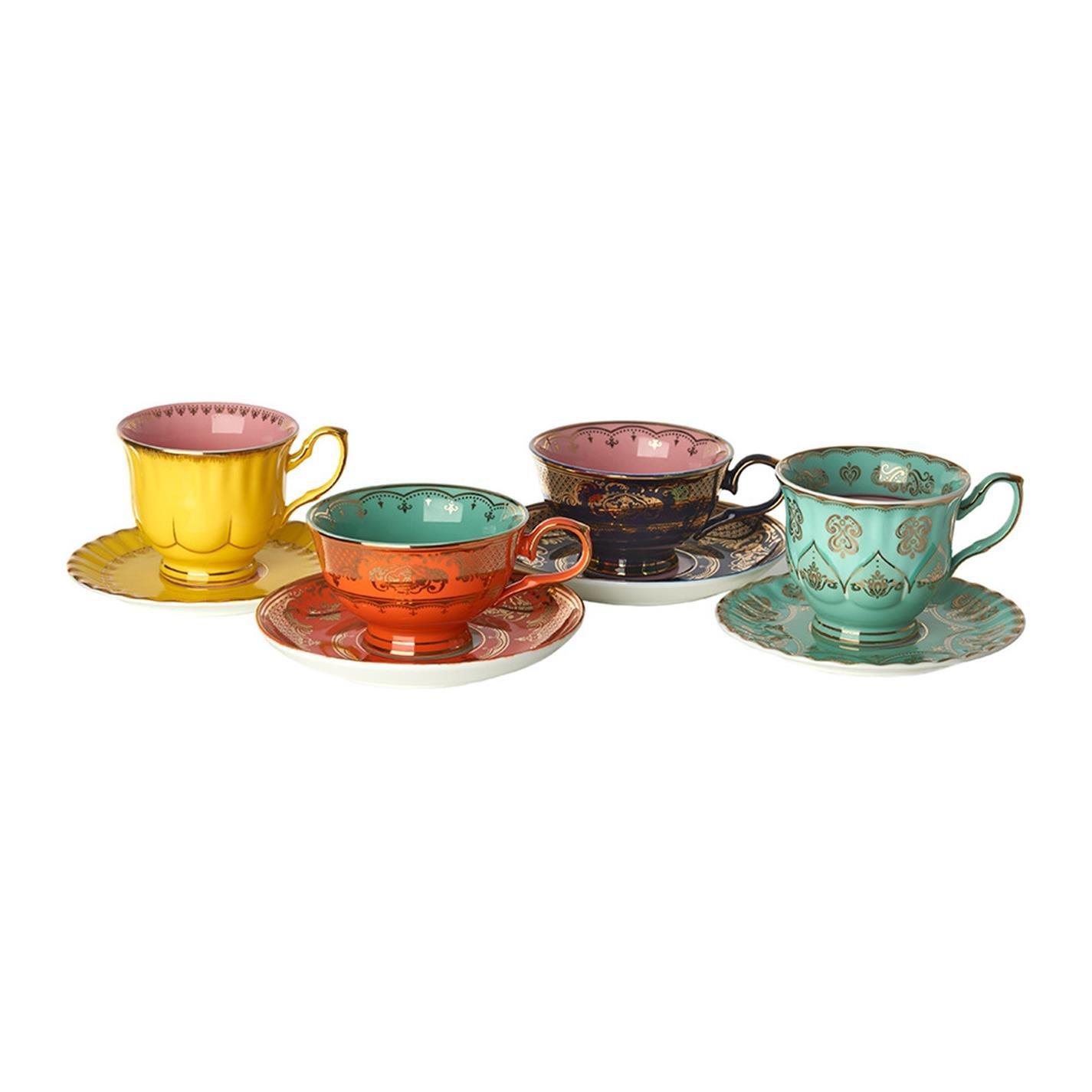 Pols Potten PolsPotten Grandpa Tea Set - Multicoloured - Size Set of 4