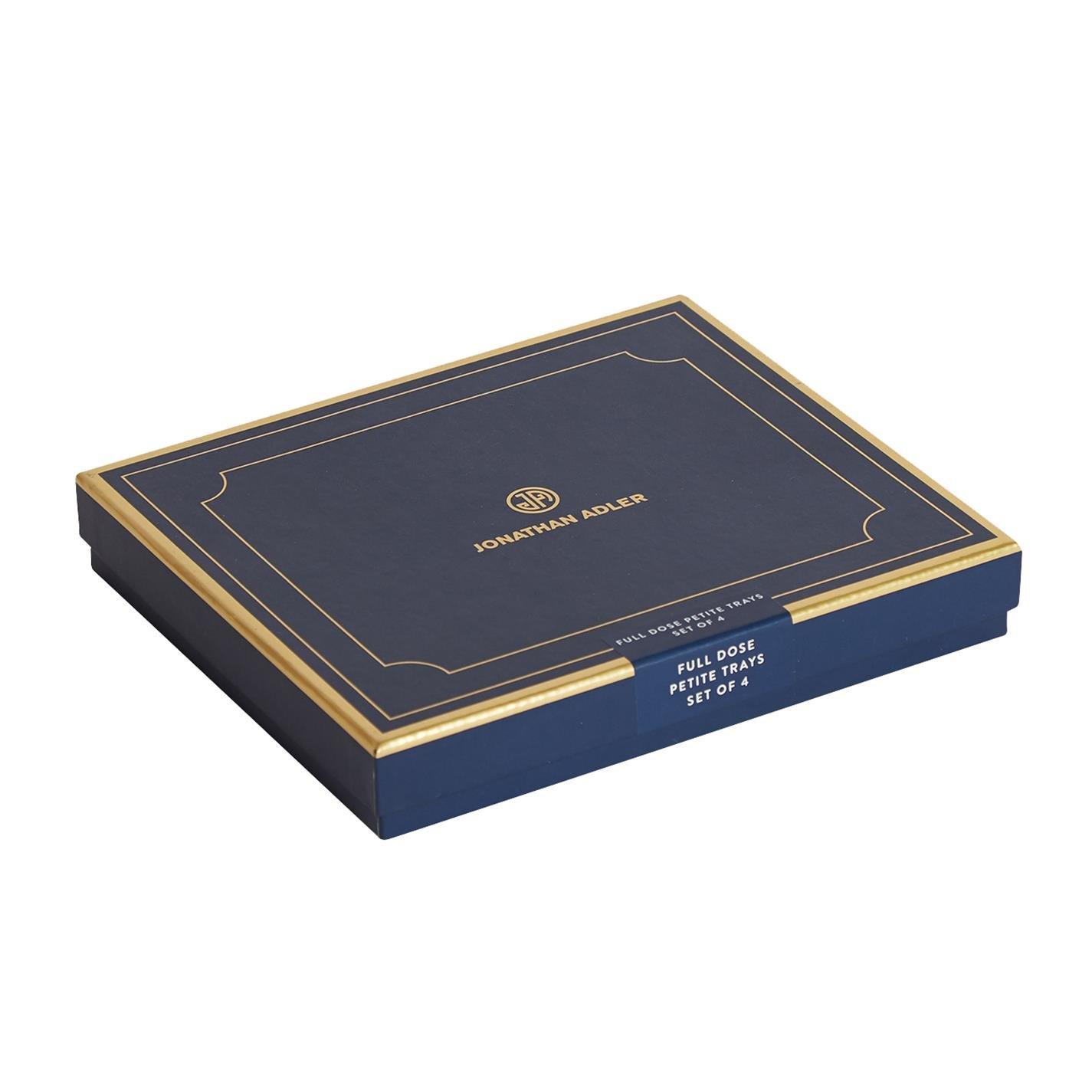Gold - Jonathan Adler - JonathanAdler Full Dose Petite Trays - Set of 4 - 4