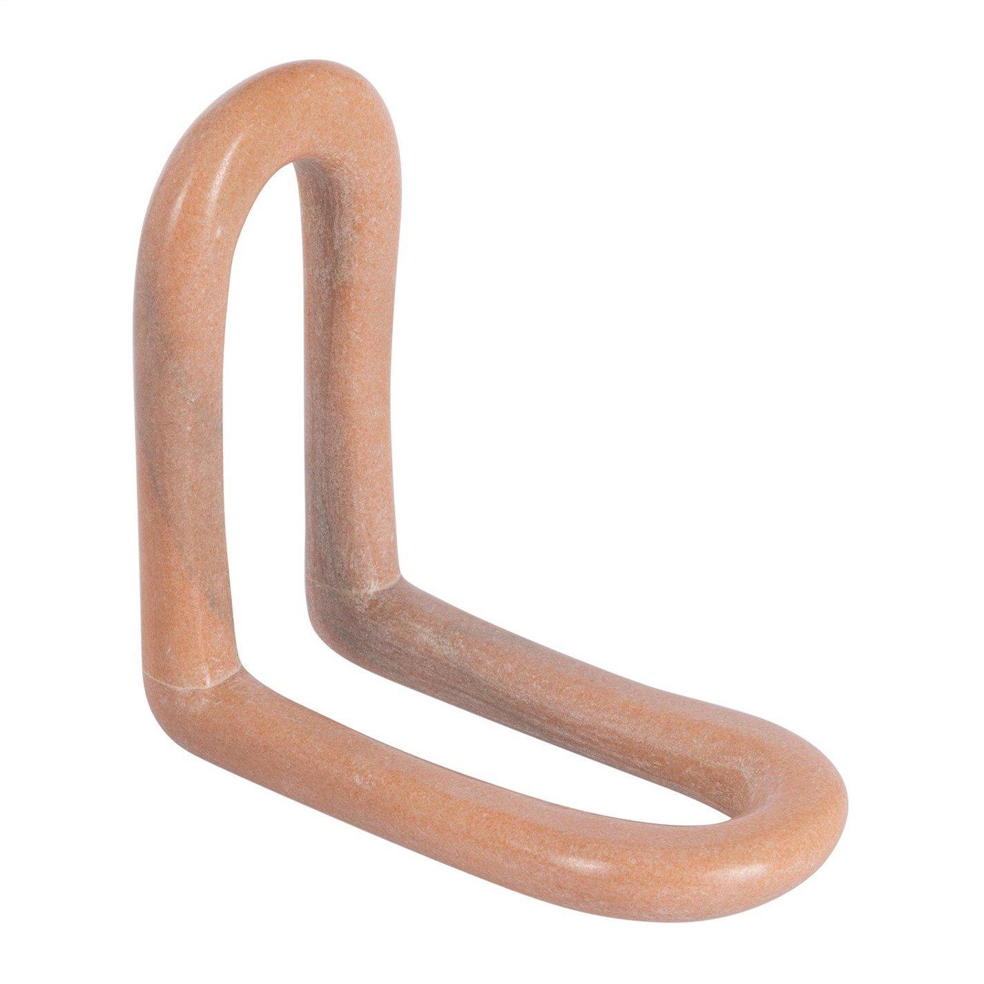 Pink - Ultra - Curve Hoop Marble Bookend - Set of 2 - 7